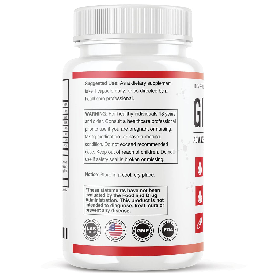 IDEAL PERFORMANCE (Official) Glucofort Formula Supplement (5 Pack) IDEAL PERFORMANCEAu supplements