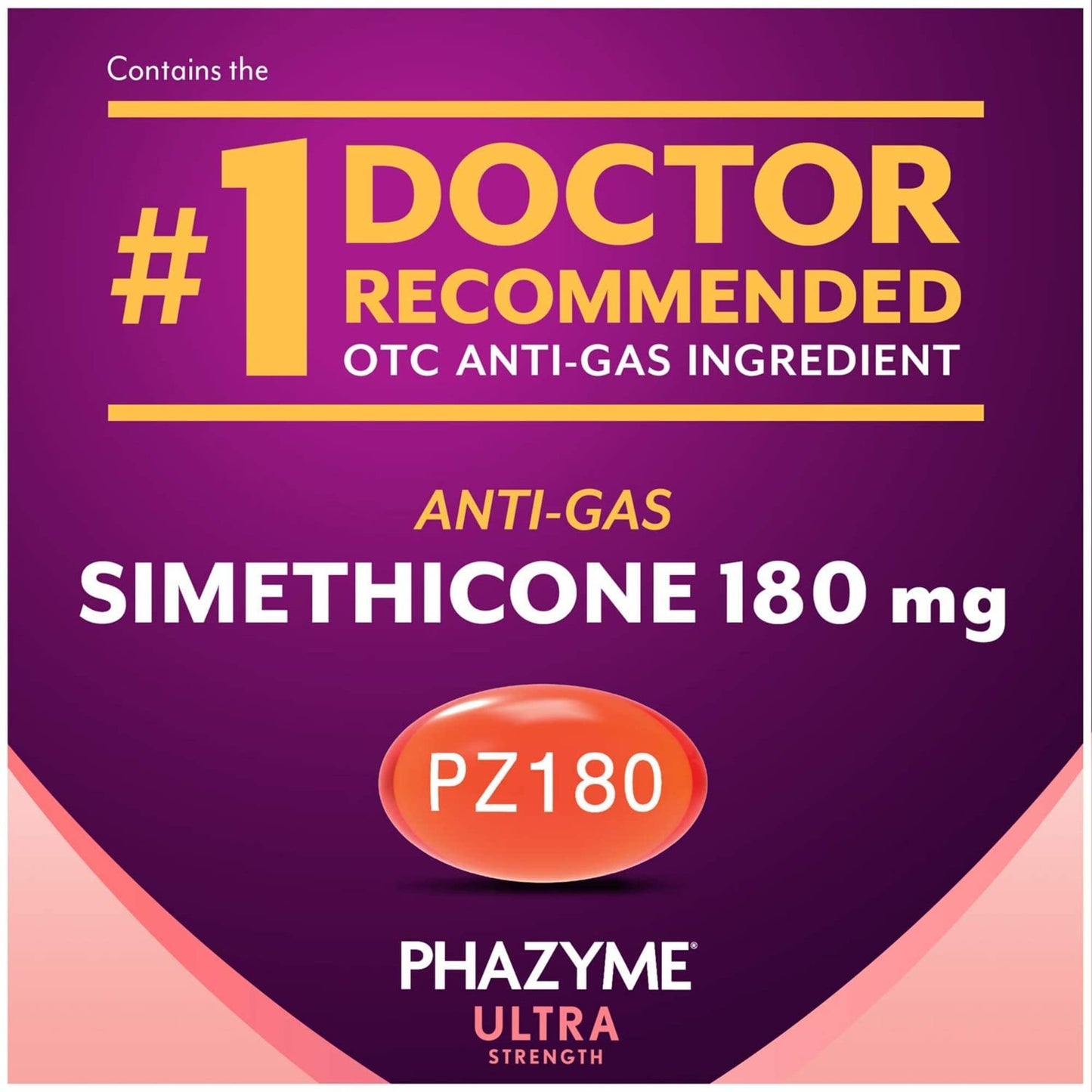 Phazyme Ultra Strength Gas & Bloating Relief, Works in Minutes, 12 Fast Gels, 3 Pack PhazymeUS supplements