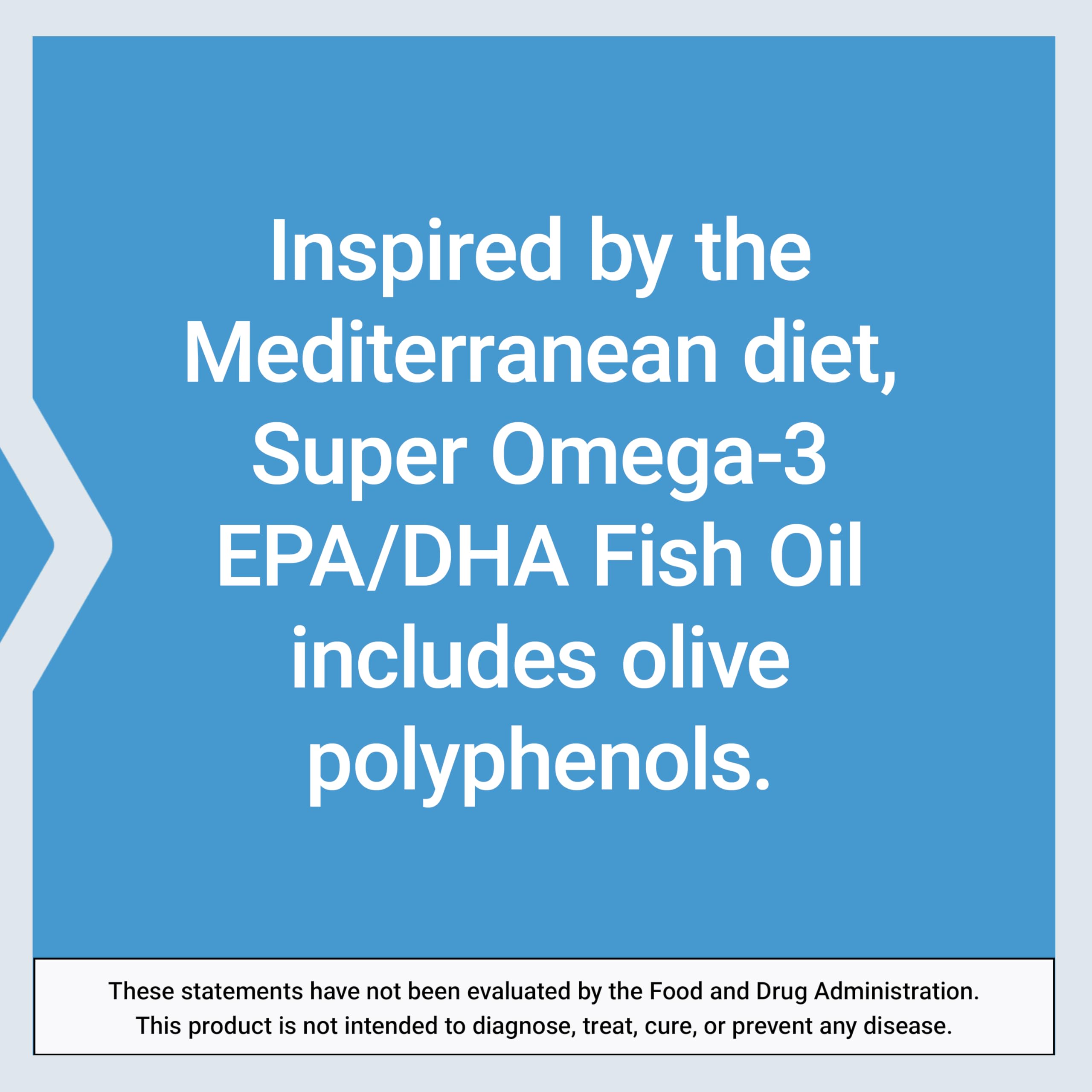 Life Extension Super Omega-3 EPA/DHA Fish Oil, Sesame Lignans & Olive Extract – Heart Health, Brain Health, Inflammation Health Support, Gluten-Free, Enteric-Coated, Non-GMO, 120 Softgels Life ExtensionAu supplements