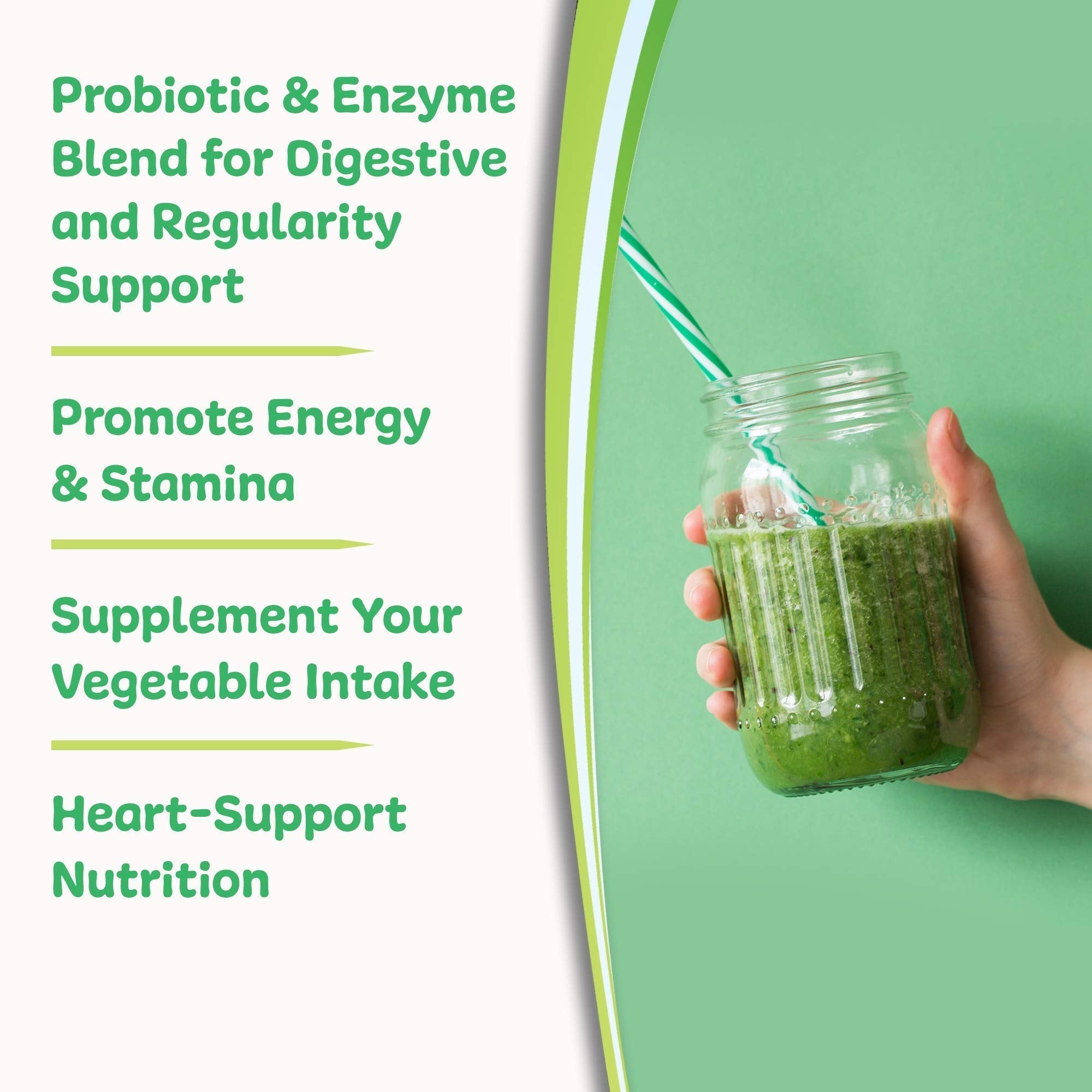 New Vitality Royal Greens Superfood Powder | Healthy Veggie Powder with Probiotics, Enzymes, Antioxidants, Wheat Grass & Greens 10.75oz (30 Day Supply) New VitalityAu supplements