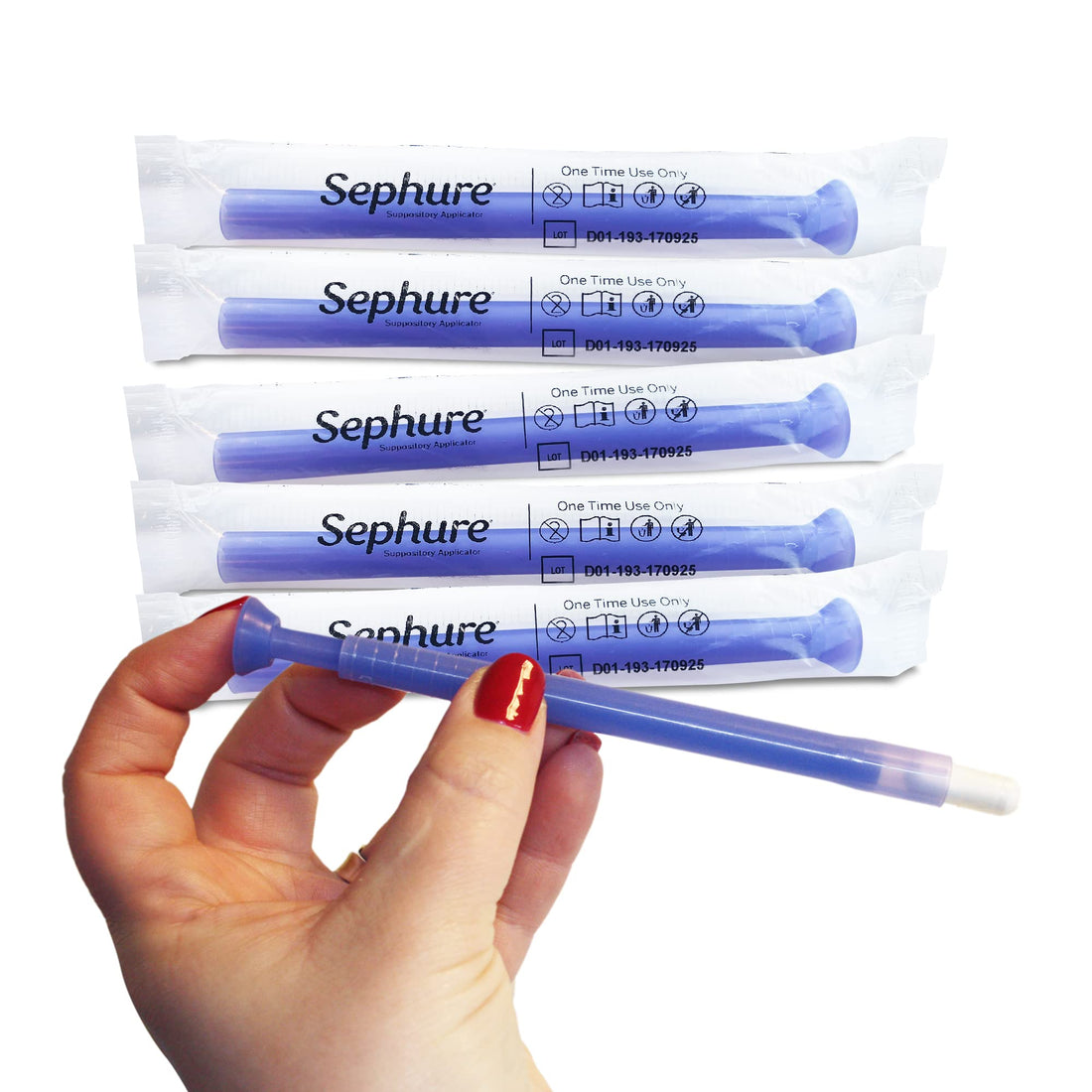 Sephure Easy-to-Use Suppository Applicator for Women, Disposable vaginal Applicator for Suppositories from Various Brands, 1-Pack, 6-Count, Size D0 SephureUS supplements