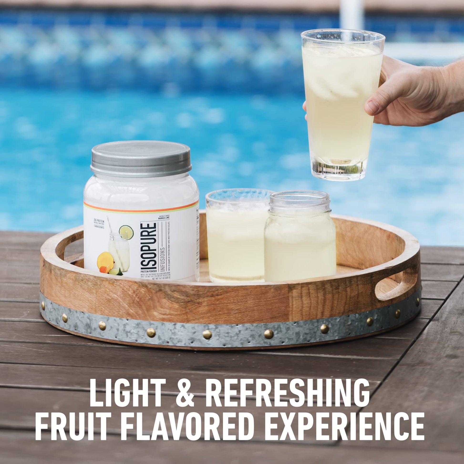 Isopure Protein Powder, Clear Whey Isolate Protein, Post Workout Recovery Drink Mix IsopureUS supplements