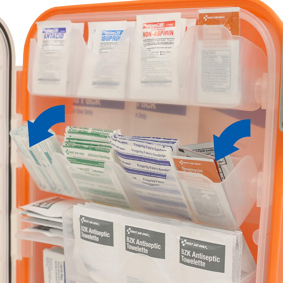336 Piece First Aid Kit, Plastic Case 24/7 First AidUS supplements