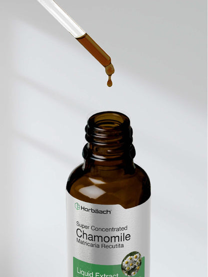 Chamomile Extract Liquid | 2 fl oz | Alcohol Free Supplement | Vegetarian, Non-GMO HorbäachUS supplements