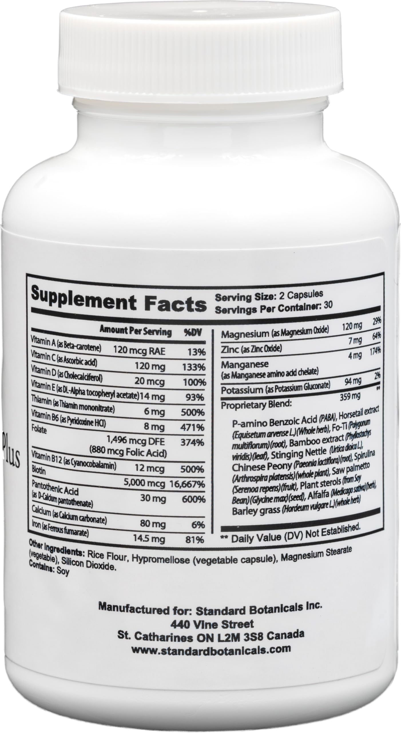 Dr's Nature & Nutrition Hair, Skin & Nail Plus Vitamin Supplement with Biotin 5000mcg, Bamboo Extract, Collagen Support - Extra Strength Beauty Supplement for Men and Women - 60 Capsules Dr's Nature & NutritionAu supplements