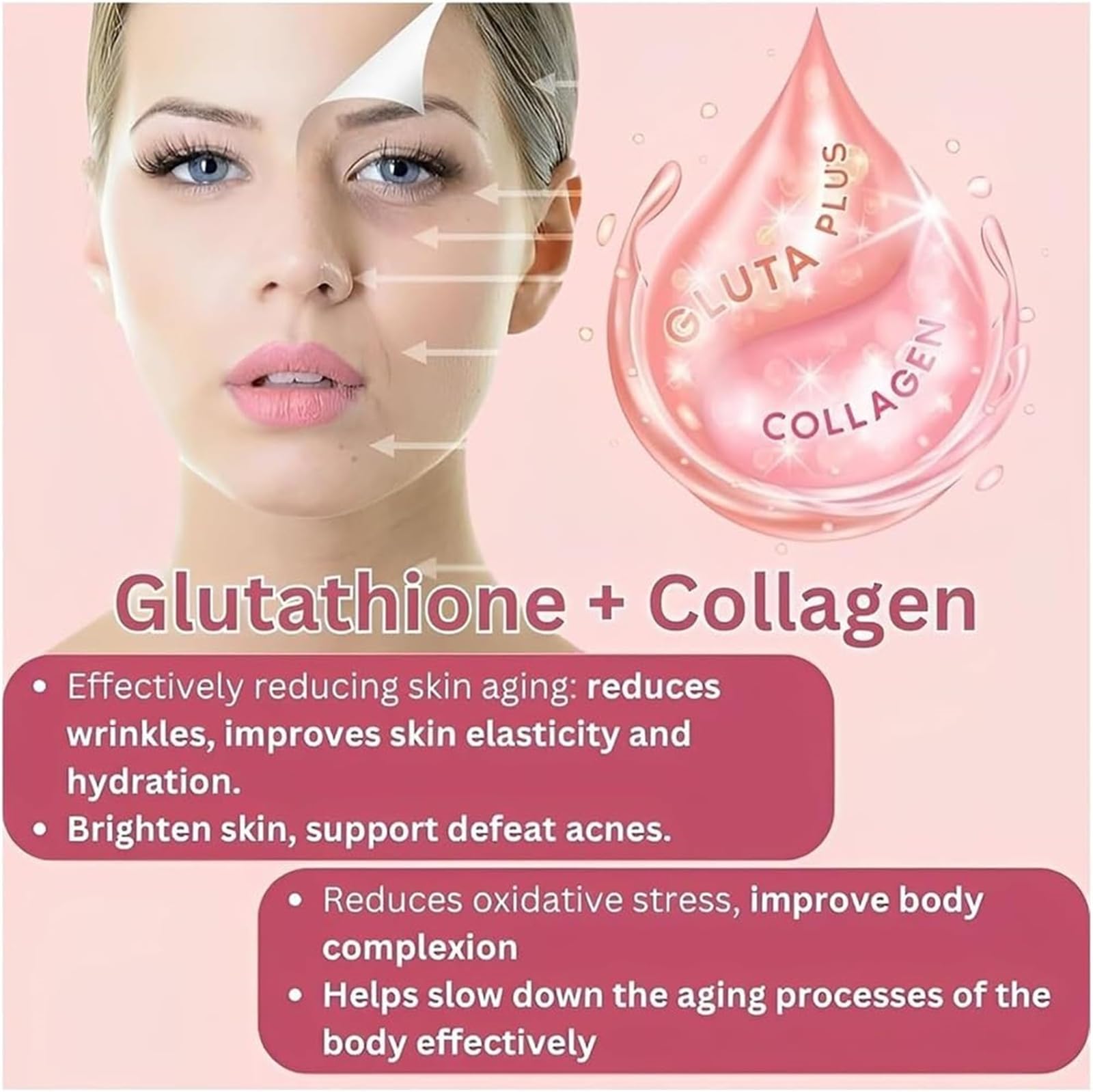 Caduola Glutathione Collagen Glow Gummies, Glutathione Collagen Glow Gummies for Dark Spot CaduolaAu supplements
