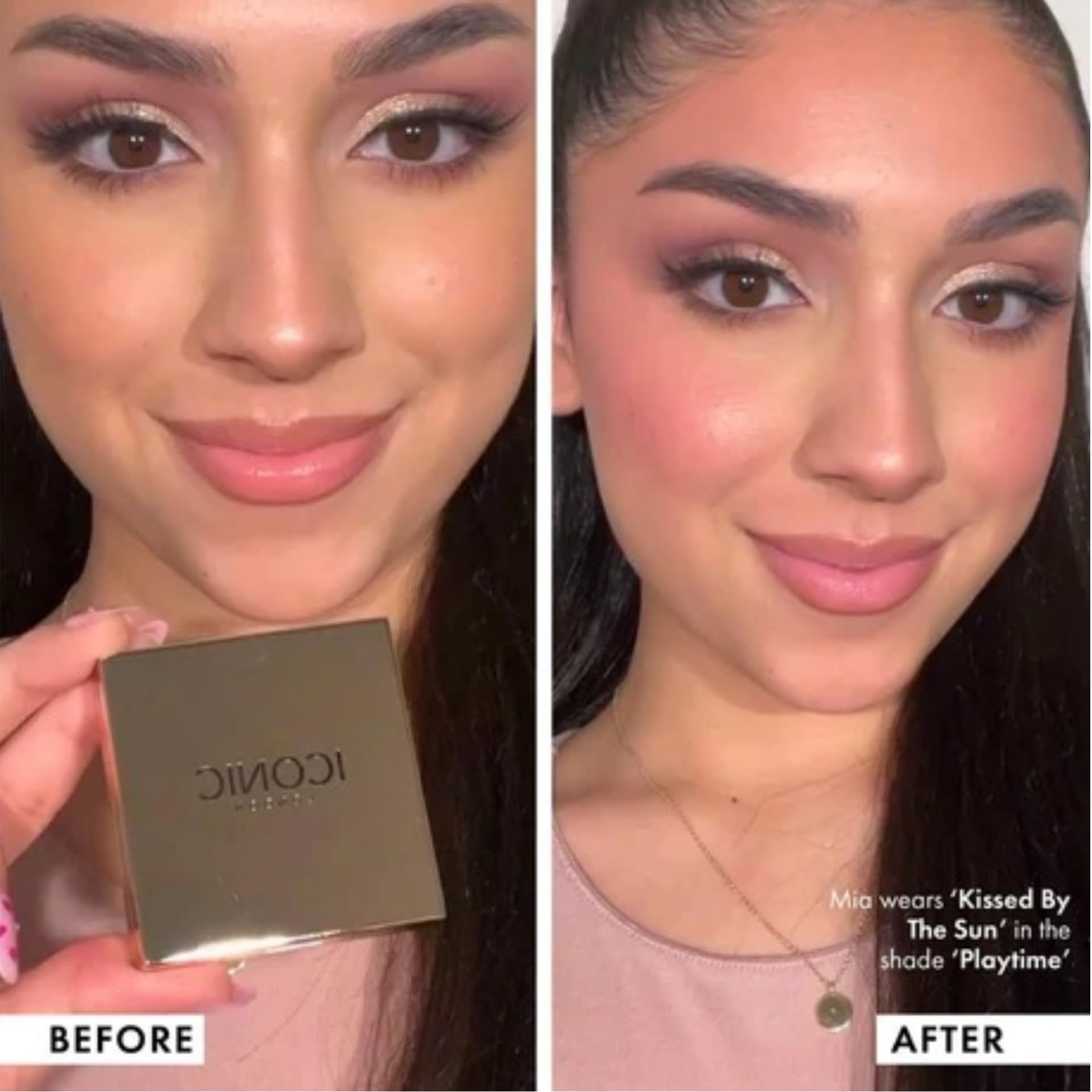 ICONIC LONDON Kissed by the Sun | Multi-Use Blush, Bronzer, & Highlighter, For All Skin Types, Cruelty-Free, Vegan Makeup, (Play Time) 0.17 oz ICONIC LONDONAu supplements