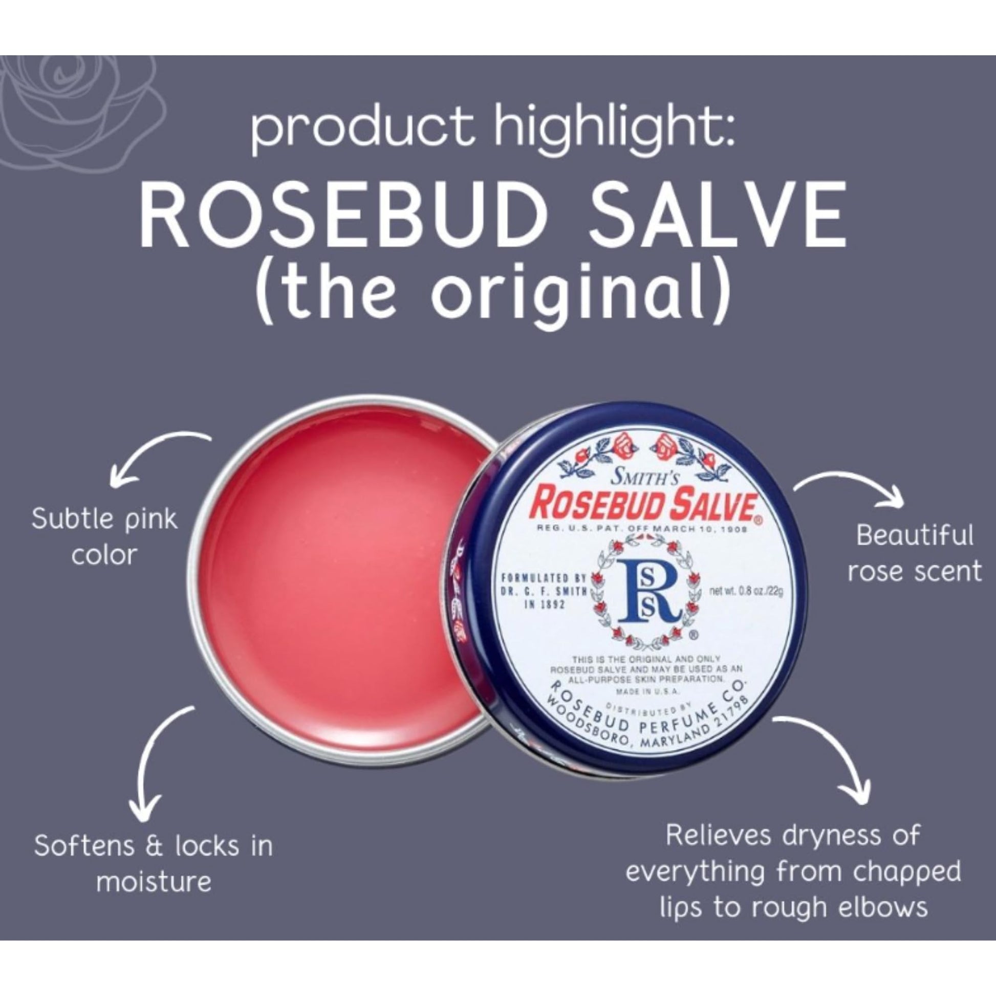 Smith's Rose Lip Balm Bulk- 3x0.5oz Premium All Purpose Lip Gloss Tubes & 3x0.8oz Lip Treatment Salve - Trio Lip Balm Tubes for Plump Lips & Cracked Skin Care - Christmas Gift Set, EBook GenericAu supplements