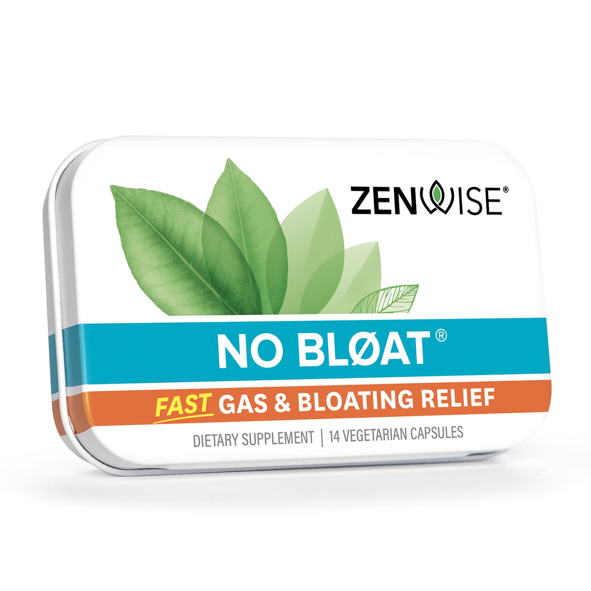 Zenwise Health No Bloat Probiotics for Women and Men Digestive Health with Ginger, Dandelion, and Lactase, Digestive Enzymes for Gas and Bloating Relief - Vegan Water Retention Pills - 14 CT Zenwise HealthAu supplements