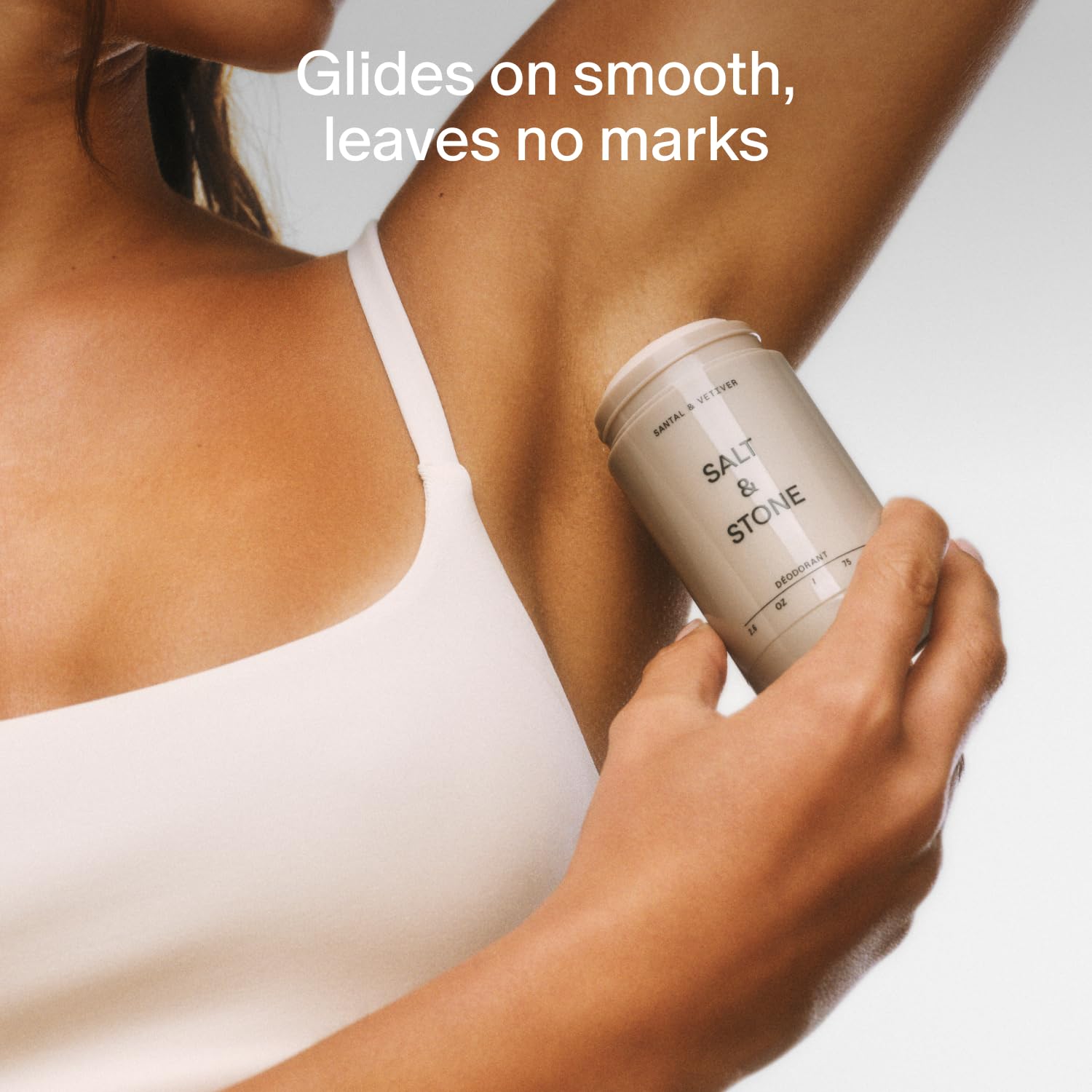 Salt & Stone Aluminum Free Deodorant | Extra Strength 48 Hour Protection for Women & Men | Made with Seaweed Extracts, Niacinamide & Prebiotics | Santal & Vetiver Salt & StoneAu supplements