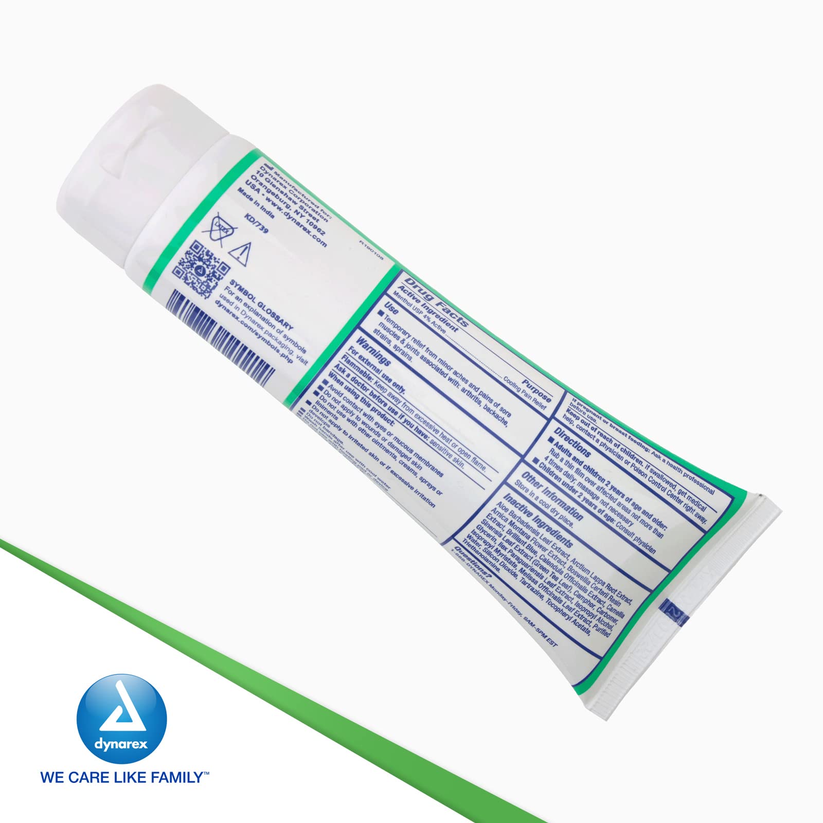 Dynarex X-treme Freeze Pain Relieving Cold Therapy Gel 4oz. Tube 1442 DynarexAu supplements