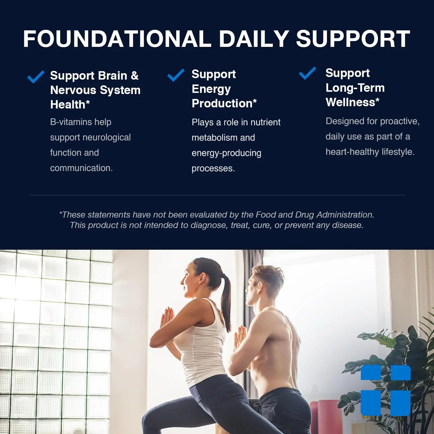 Opti + Homocysteine Capsules | Daily Brain and Heart Health Supplements* | Brain Supplement with Methylcobalamin & Methylfolate | 60 capsules/30 Servings Opti + LifeAu supplements
