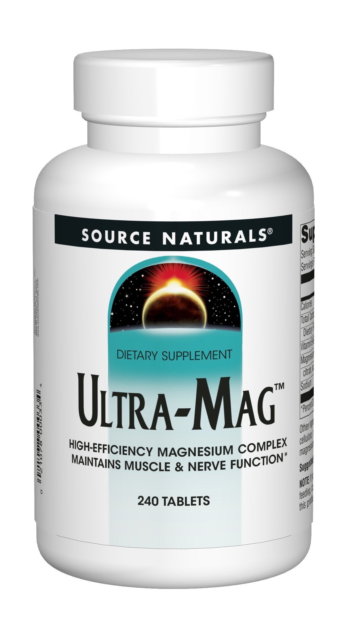 Source Naturals Ultra-Mag High-Efficiency Magnesium Complex - Maintains Muscle Source NaturalsUS supplements