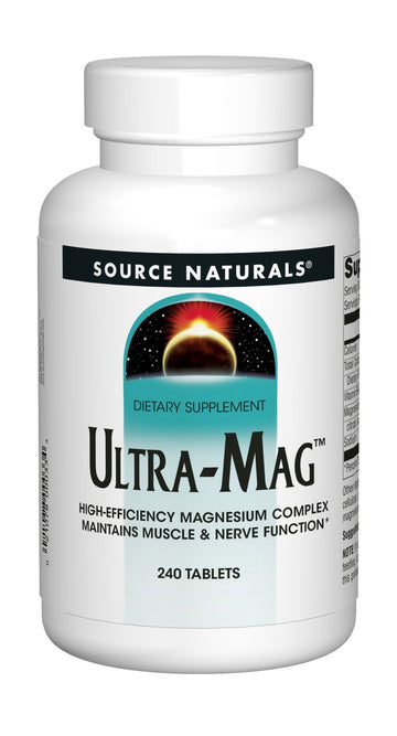 Source Naturals Ultra-Mag High-Efficiency Magnesium Complex - Maintains Muscle Source NaturalsUS supplements