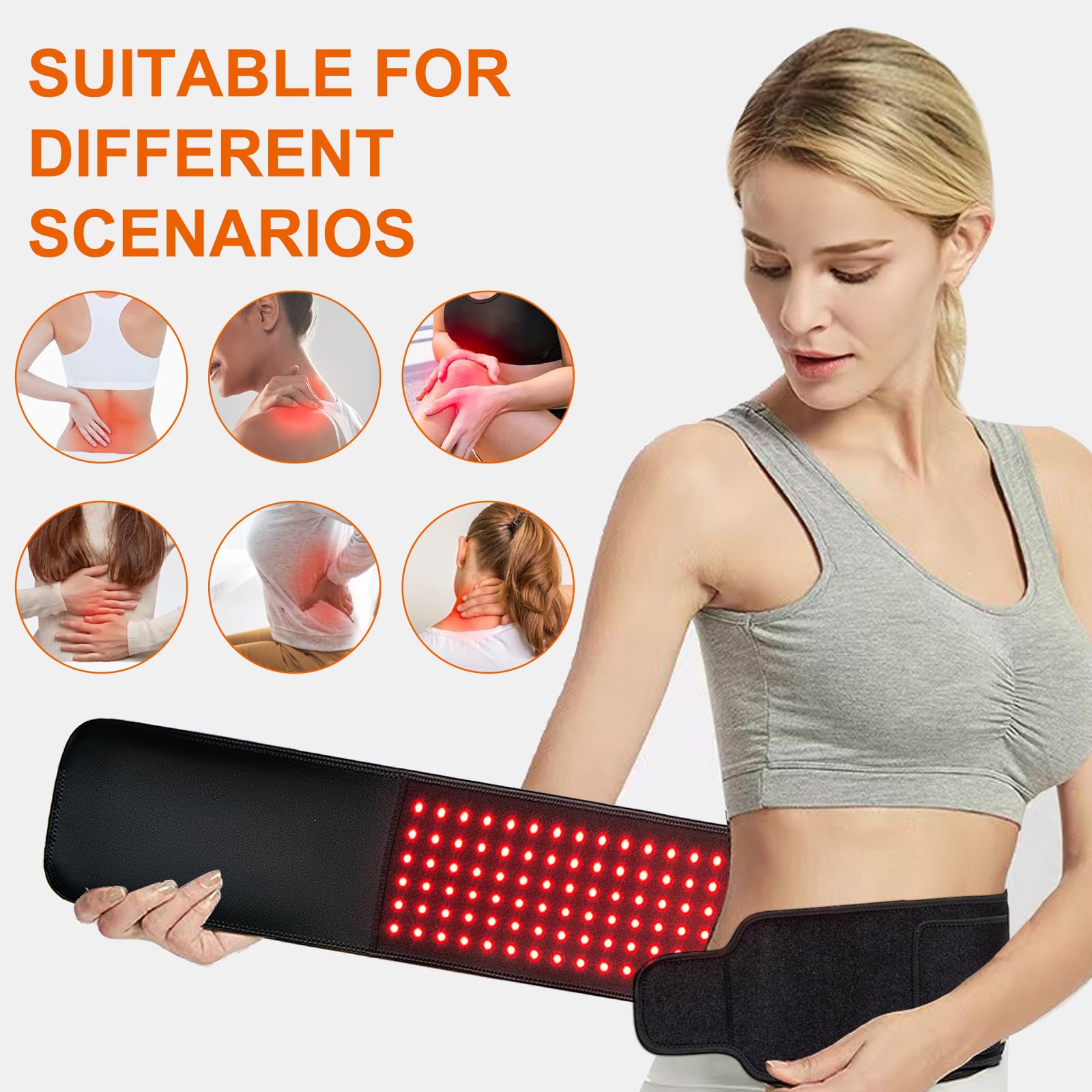 EquiZen Red Light Therapy Belt - Red Light Therapy for Body, Infrared Light Therapy Device EquiZenAu supplements