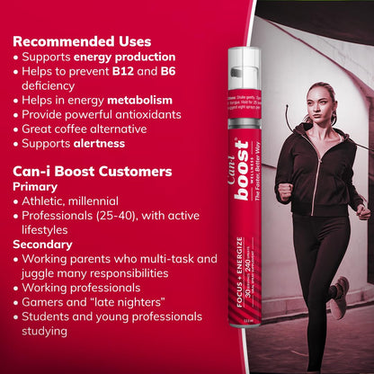 Brain Supplement Booster for Focus & Attention Fast-Acting Oral Spray, Energy for Kids Cani Brands Feel AmazingUS supplements