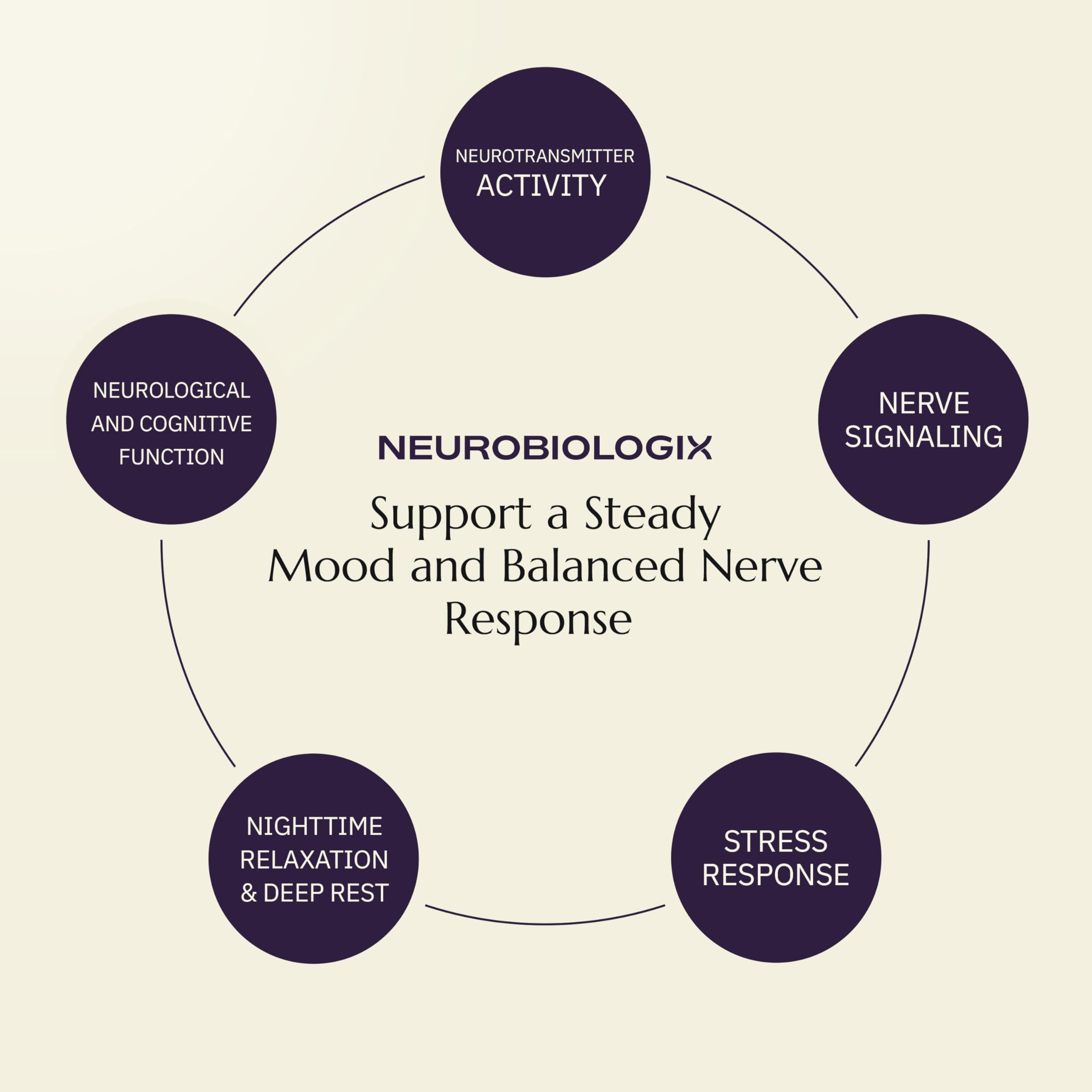 Neurobiologix Neuro Calm & Rebalance, L Theanine, Magnesium, Zinc & Kava Kava Complex for Calm Mood Balance and Stress Support, GABA Activity Support Supplement, Gluten Free, Vegetarian, 90 Capsules NeurobiologixAu supplements