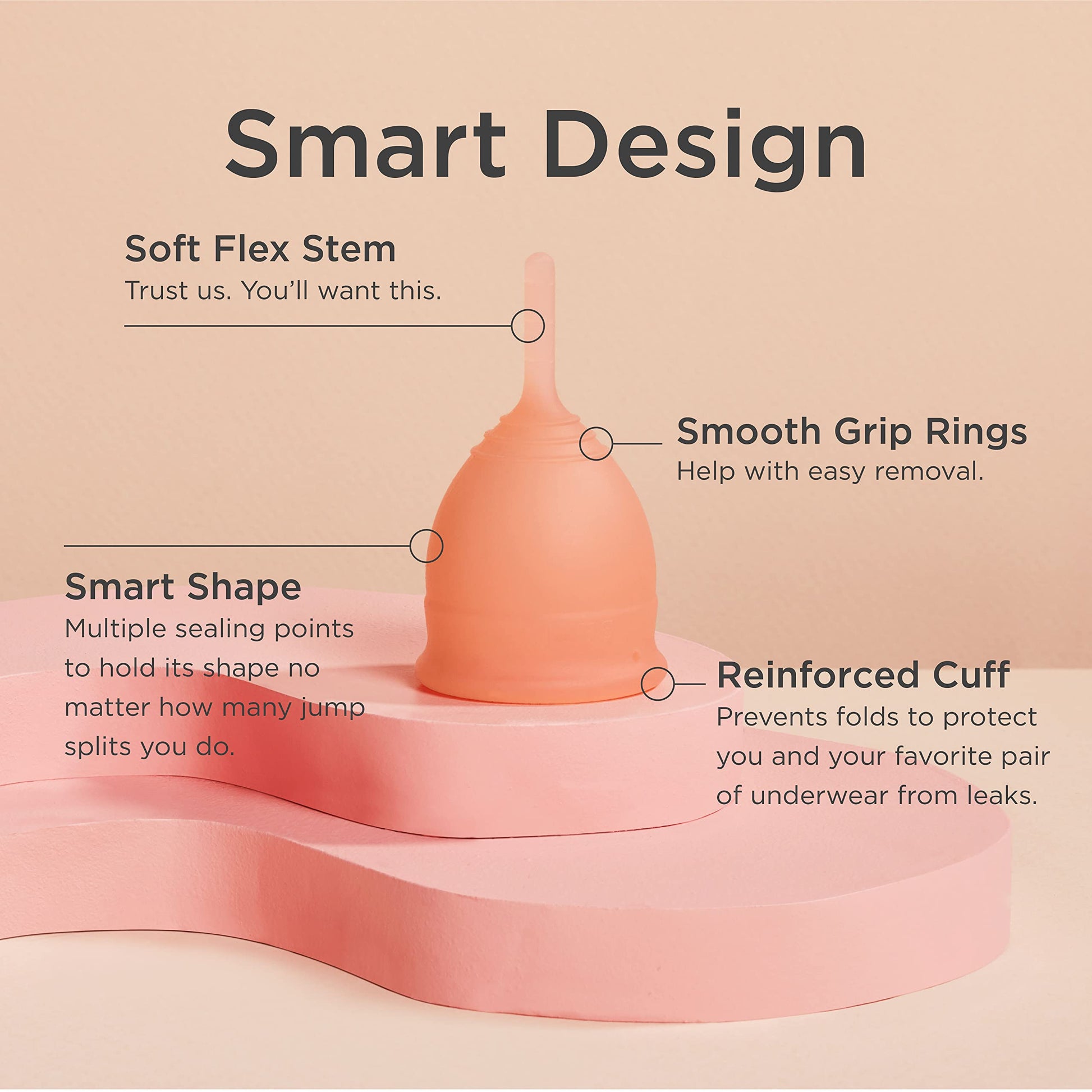 Saalt Soft Menstrual Cup - Best Sensitive Reusable Period Cup - Wear for 12 Hours - Tampon and Pad saaltAu supplements