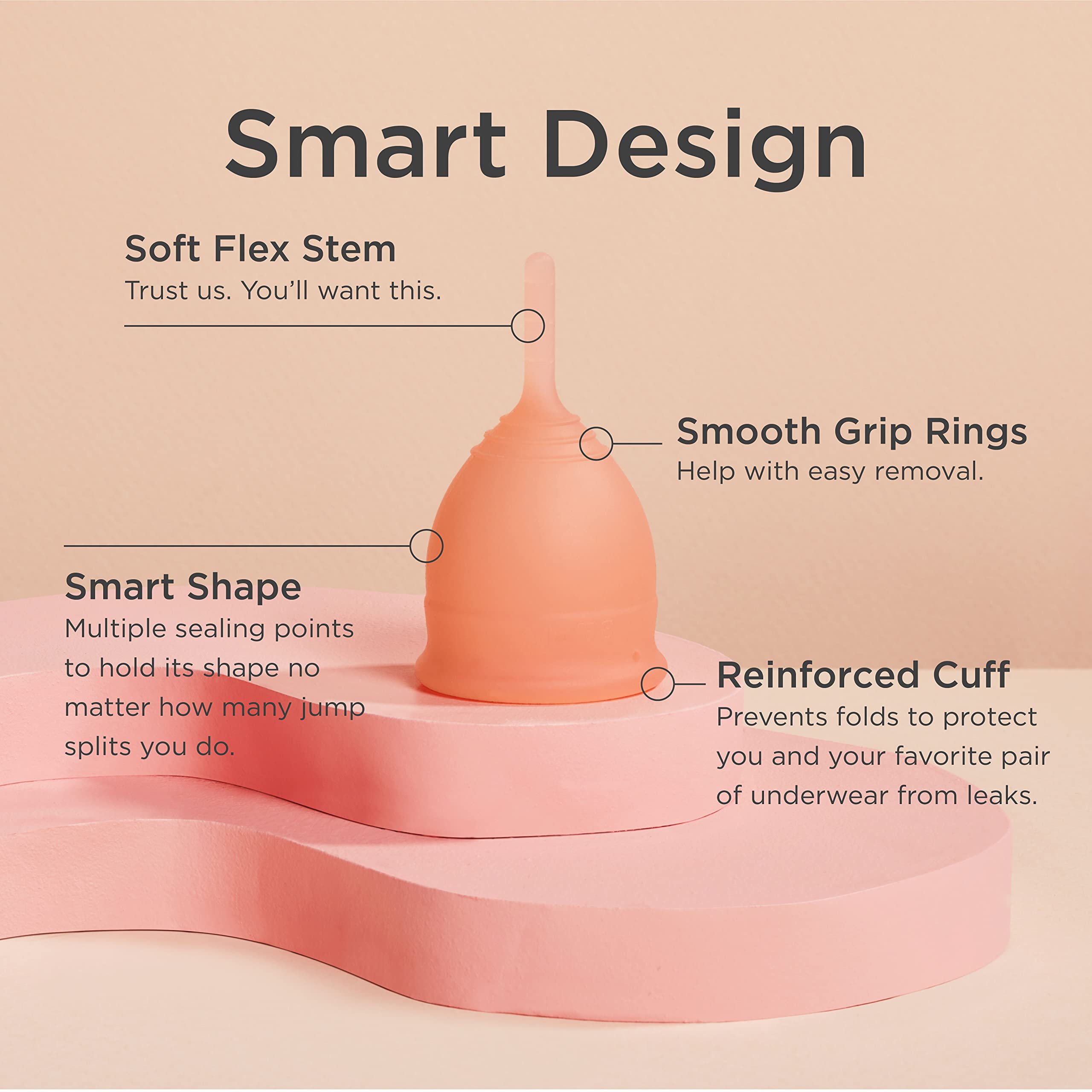 Saalt Soft Menstrual Cup - Best Sensitive Reusable Period Cup - Wear for 12 Hours - Tampon and Pad saaltAu supplements
