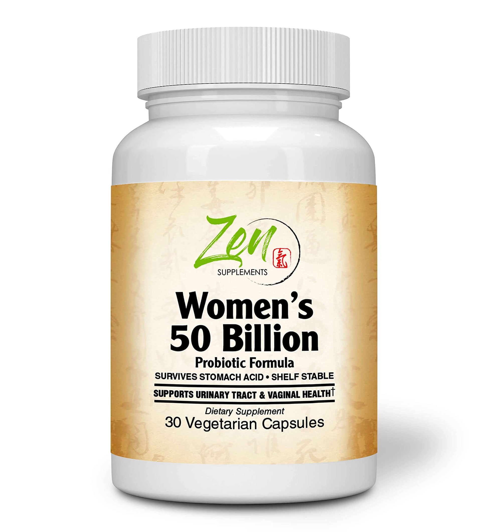 Zen Supplements - Womens 50 Billion Probiotic Formula - Supports Urinary and Vaginal Health Zen SupplementsAu supplements