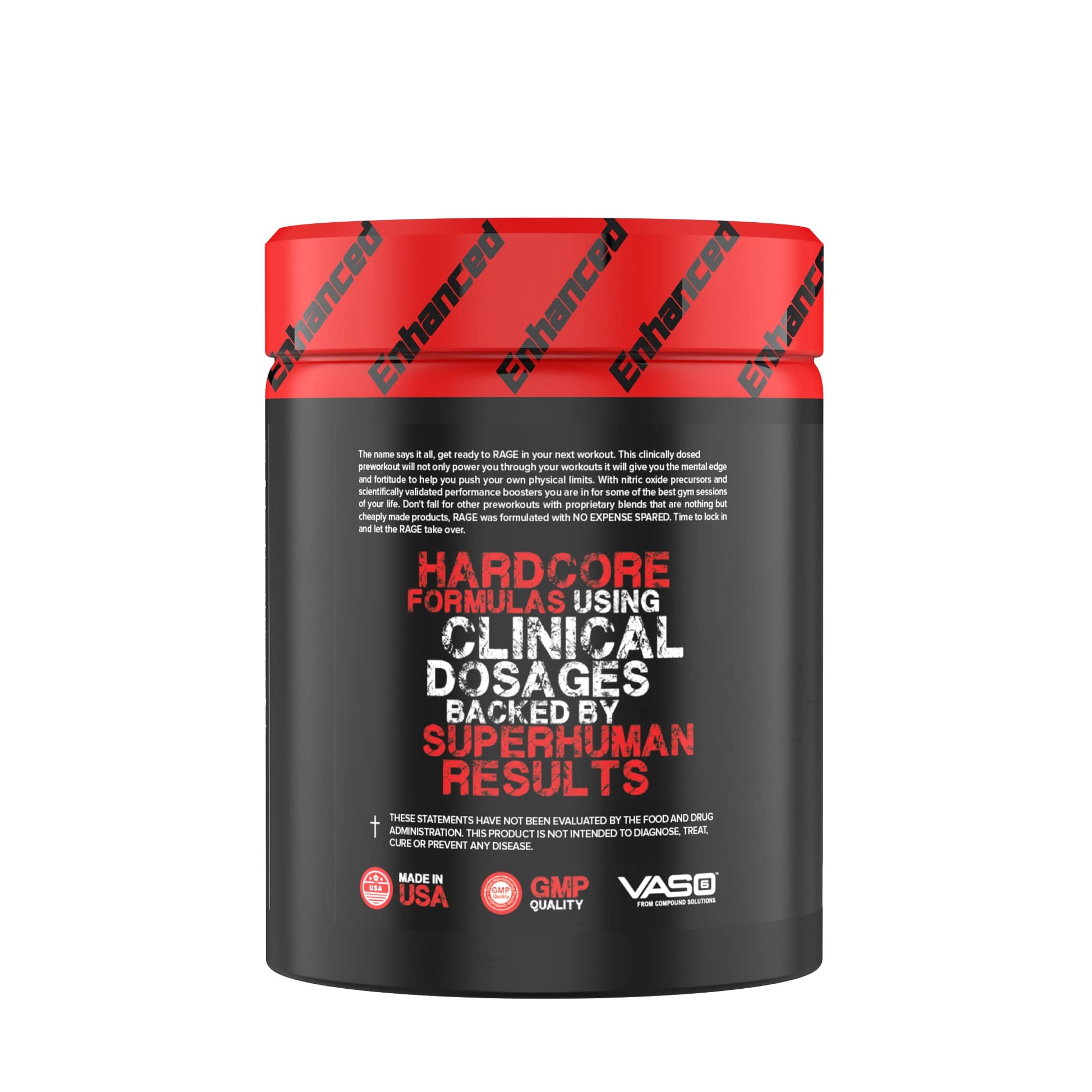 Enhanced Labs - Mr. Olympia 2020 Big Ramy’s Rage Pump - Stimulant Free Pre Workout EnhancedAu supplements