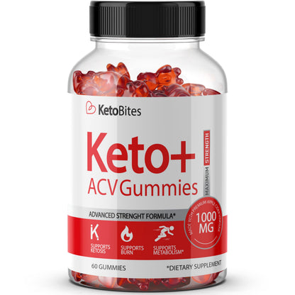 Sunrise Life Keto Bites ACV Gummies | 1000mg | Apple Cider Vinegar Gummies Sunrise LifeUS supplements