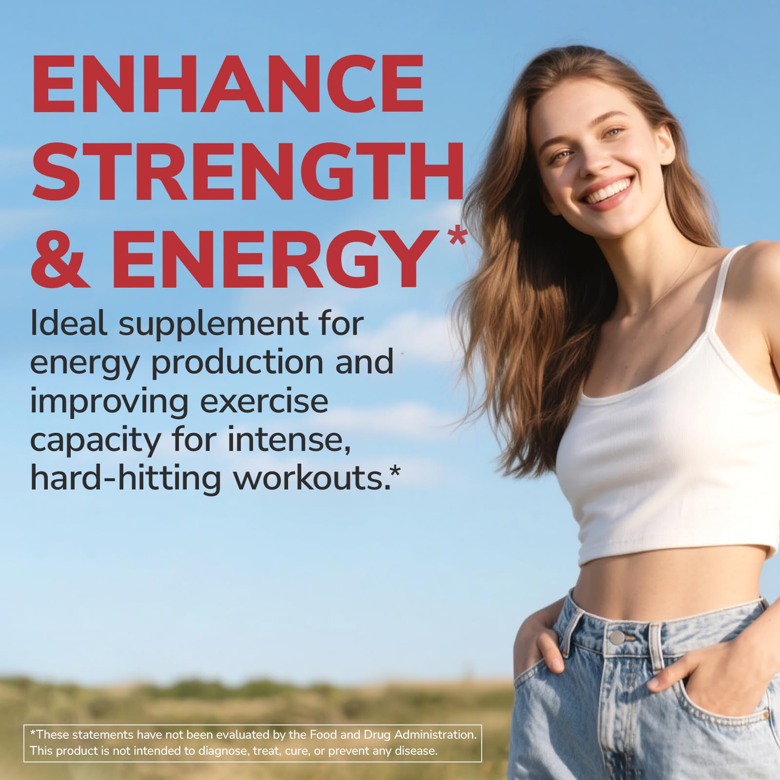 Vitalibre Creatine HCl Capsule, 750mg High Absorption Creatine Hydrochloride, Endurance, Strength, Fast Absorbing, No Load, No Bloat, Monohydrate Micronized Alternative, Once Daily, 90 Capsules VitalibreAu supplements