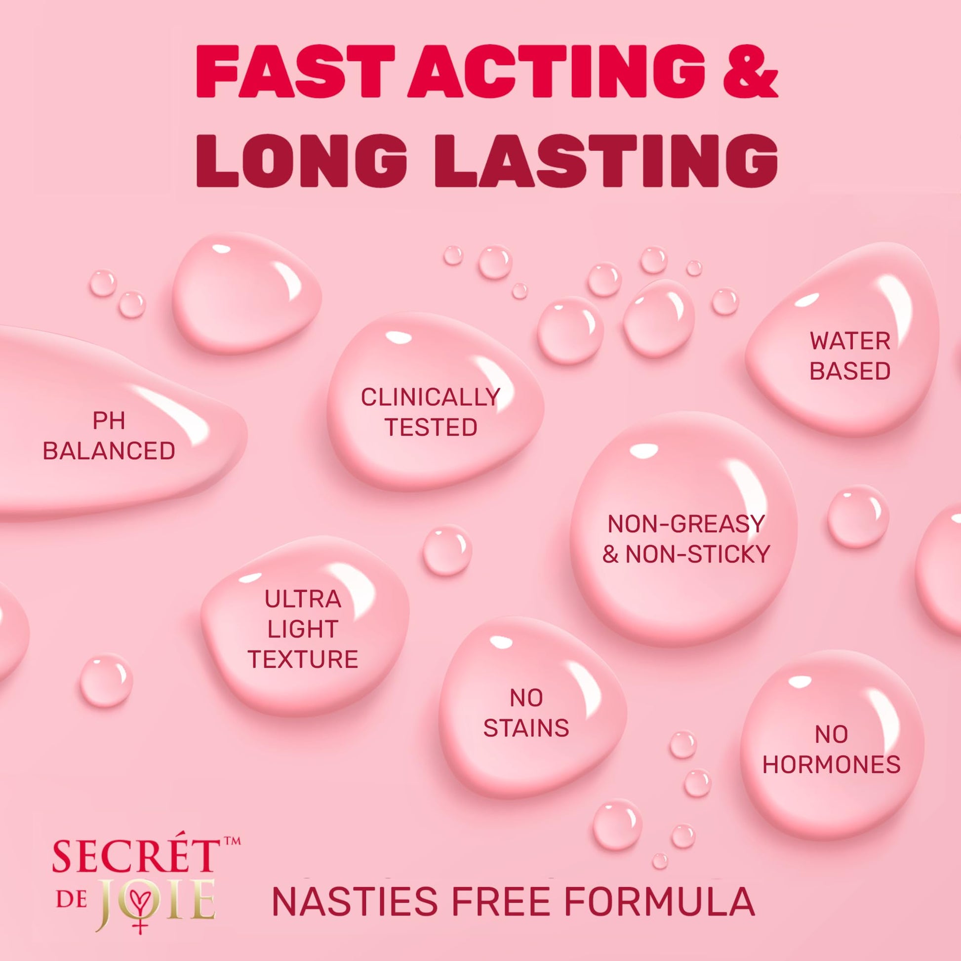 SECRET DE JOIE REVIVE Vaginal Moisturizer for Women - Long-Lasting Dryness & Discomfort Relief SECRET DE JOIEAu supplements
