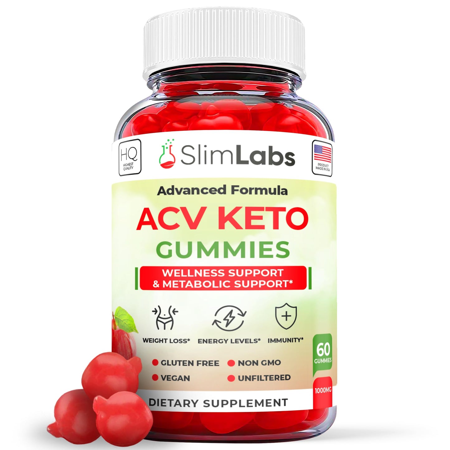Slim Labs Keto Gummies - Official Formula, Vegan - Slim Labs Keto ACV Gummies Ark LabsUS supplements