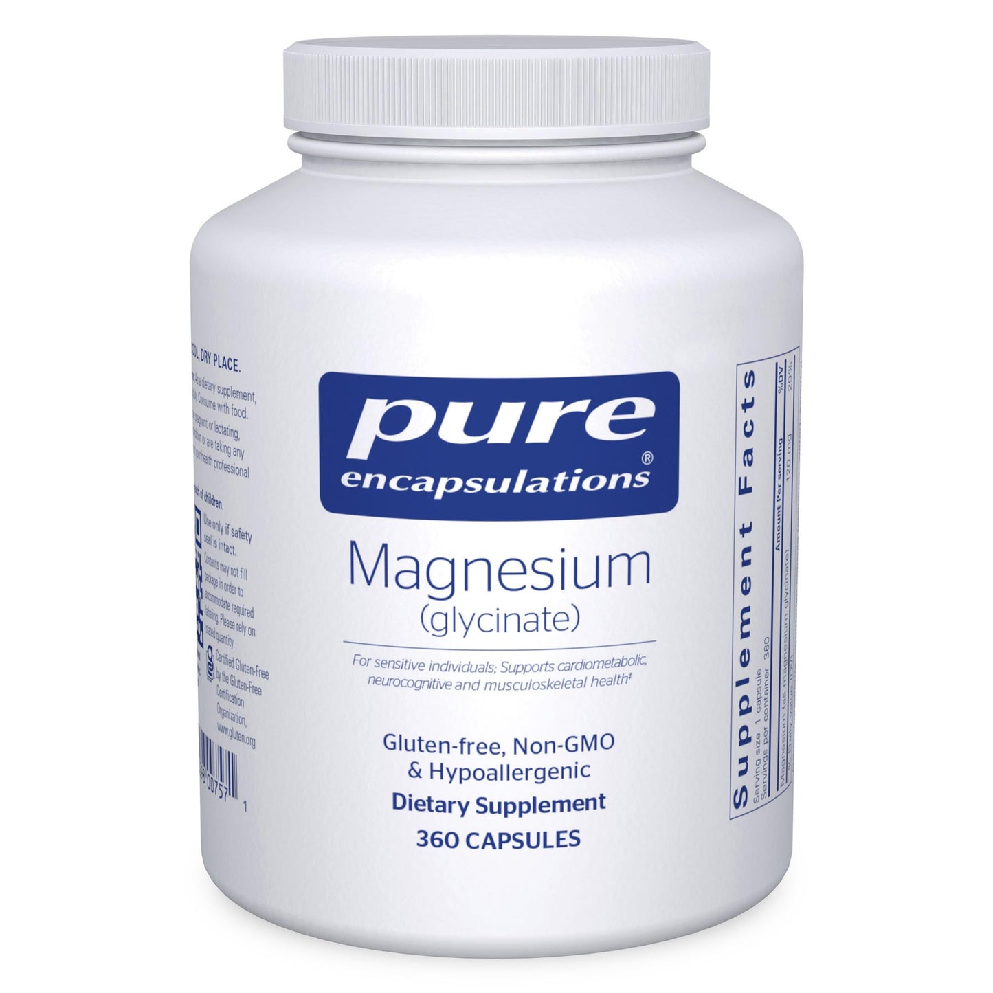 Pure Encapsulations Magnesium (Glycinate) - Supplement to Support Stress Relief, Sleep, Heart Health, Nerves, Muscles, and Metabolism Pure EncapsulationsUS supplements