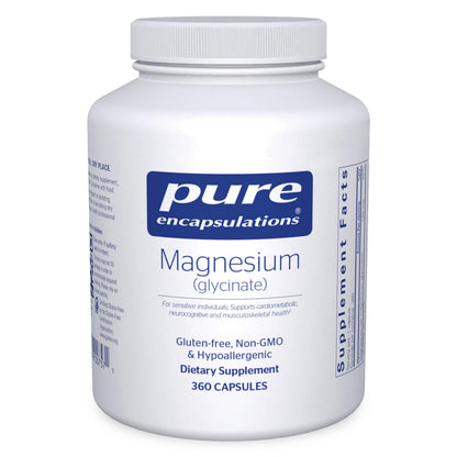 Pure Encapsulations Magnesium (Glycinate) - Supplement to Support Stress Relief, Sleep, Heart Health, Nerves, Muscles, and Metabolism Pure EncapsulationsUS supplements
