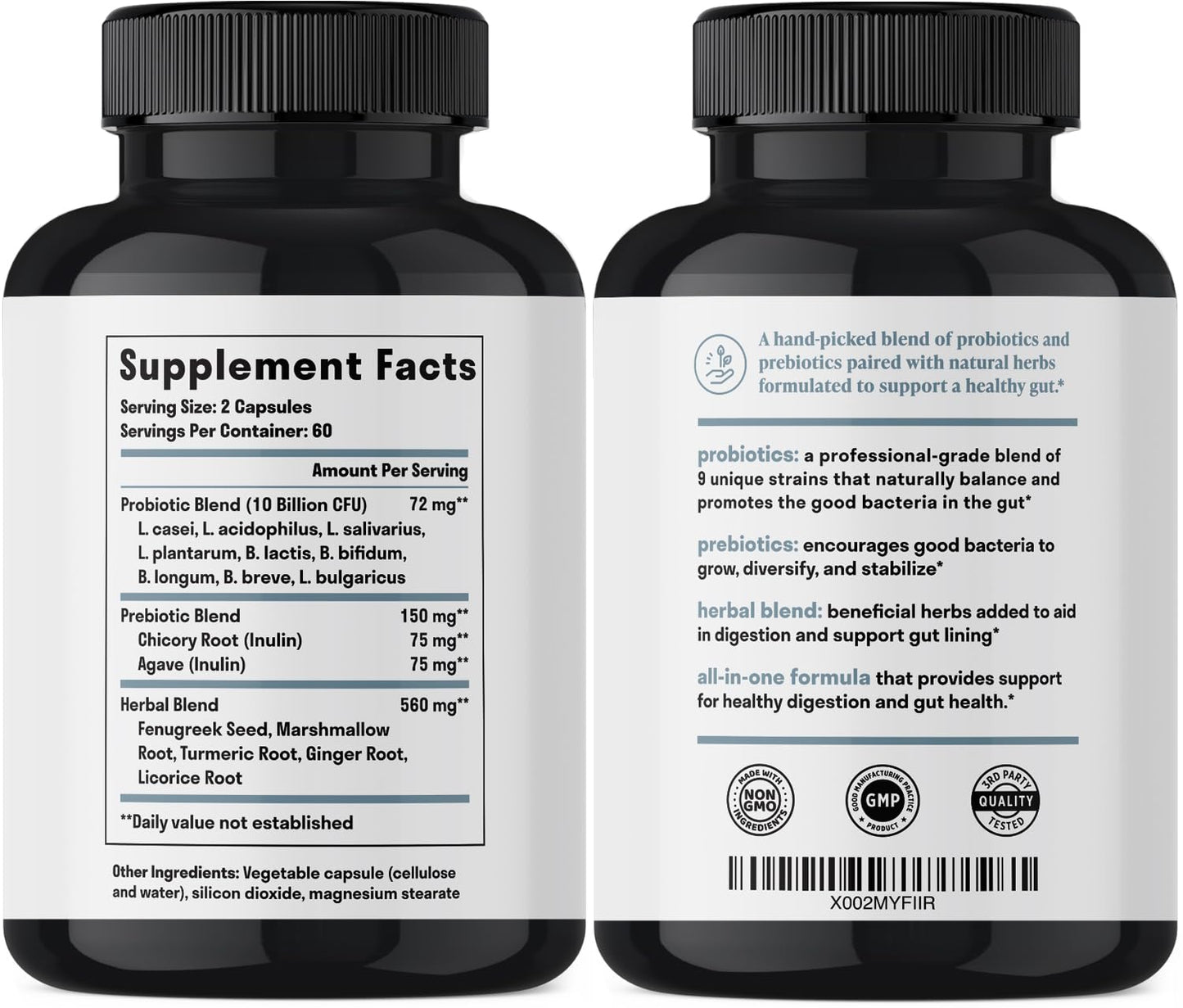 Nuven Naturals All-in-One Gut Health w/Probiotics, Prebiotics, Digestion-Supporting Herbs Nuven NaturalsUS supplements