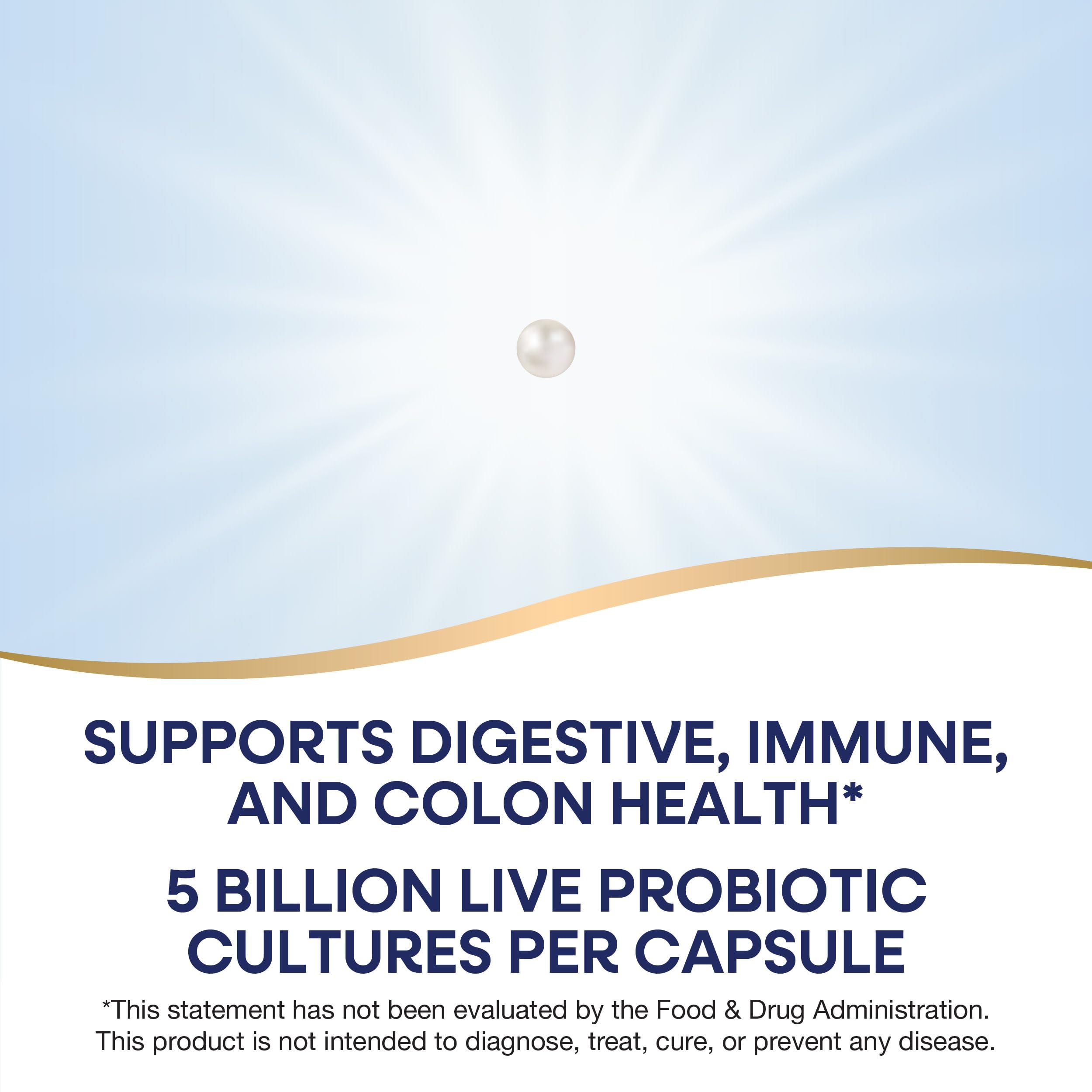 Nature's Way Pearls Max Potency Probiotic for Men and Women, Supports Digestive, Immune, Colon Health*, 5 Billion Live Cultures, No Refrigeration Required, 30 Softgels Nature's WayAu supplements