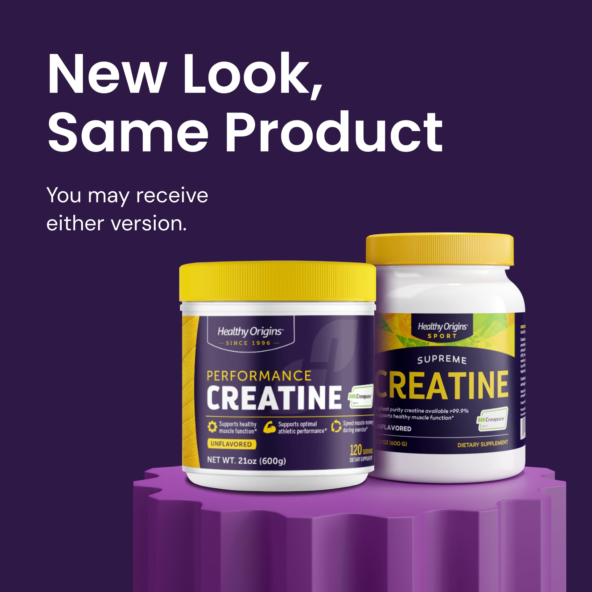 Healthy Origins® Performance Creatine with Creapure®, Unflavored Micronized Powder, Supports Muscle Function, Energy & Recovery, 21.2oz (600g), 120 Servings Healthy OriginsAu supplements