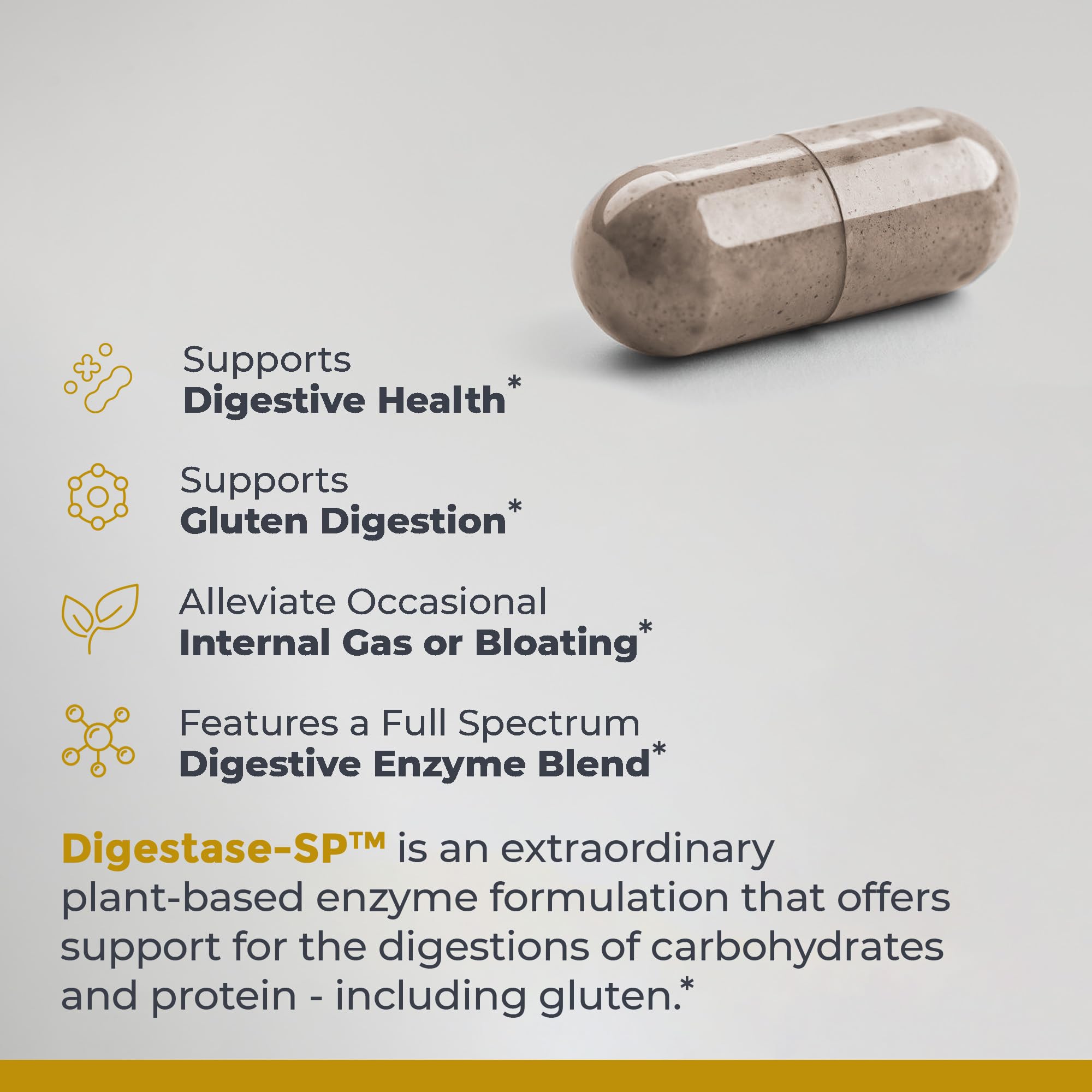 Premier Research Labs Digestase-SP - Enzymes for Digestion, Fermented Digestive Enzymes for Women & Men, Gut Health Support Pills with Peptidase, Hemicellulase - 60 Vegetarian Capsules Premier Research LabsAu supplements
