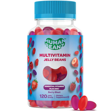 Human Beanz Multivitamin Jelly Bean Gummies with Zinc for Men and Women, Immune Support Dietary Supplements for Adults, Vegetarian Human BeanzAu supplements