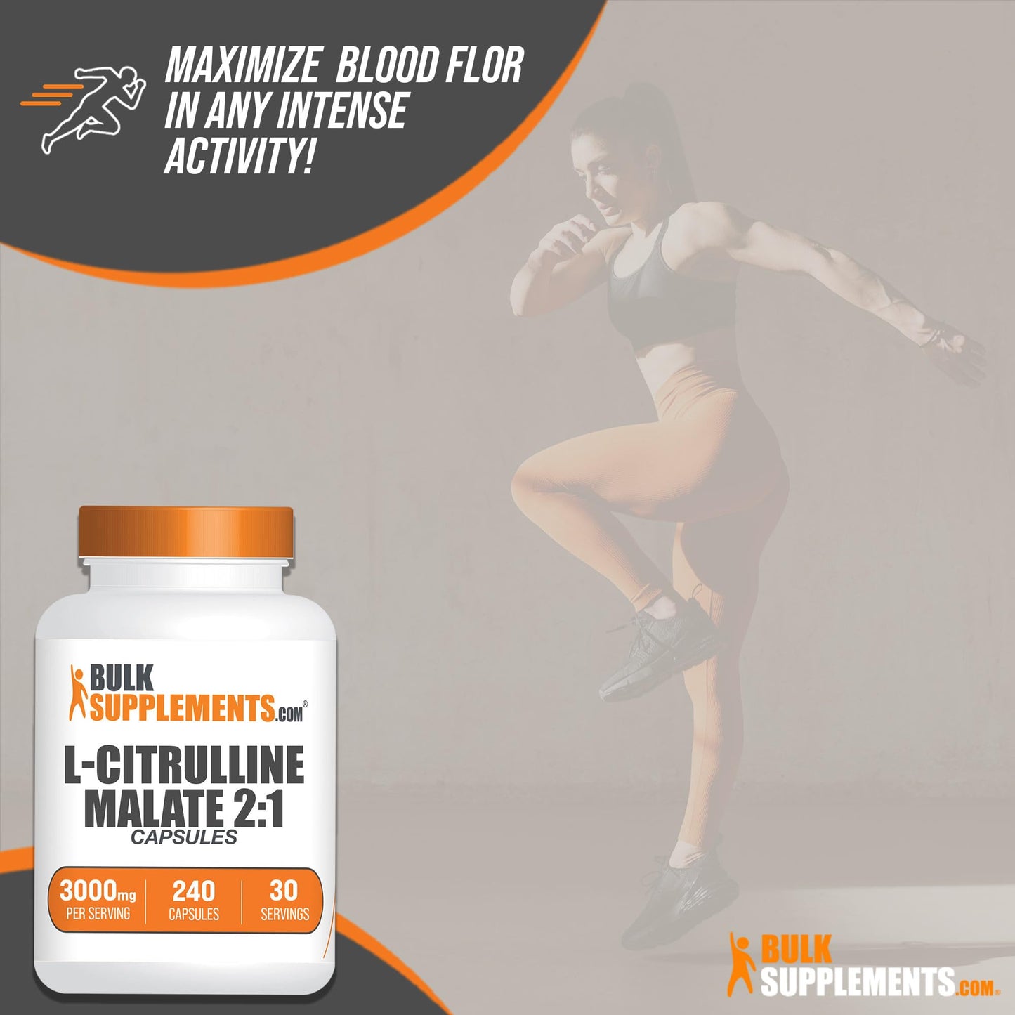 BULKSUPPLEMENTS.COM L-Citrulline Malate Capsules - Citrulline Malate 3000mg BULKSUPPLEMENTS.COMUS supplements