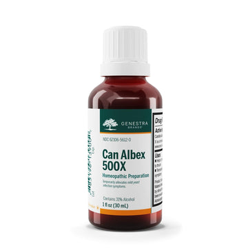 Genestra Brands Can Albex 500X | Candida Albicans Homeopathic Remedy in Liquid Form | 1 fl. oz. Genestra BrandsAu supplements