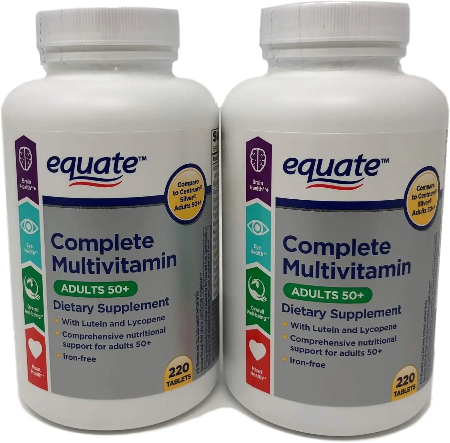 Equate Mature Adult 50+ One Daily Complete Multivitamin Compare to Centrum Silver (400 Ct) Aus HealthcareAu supplements