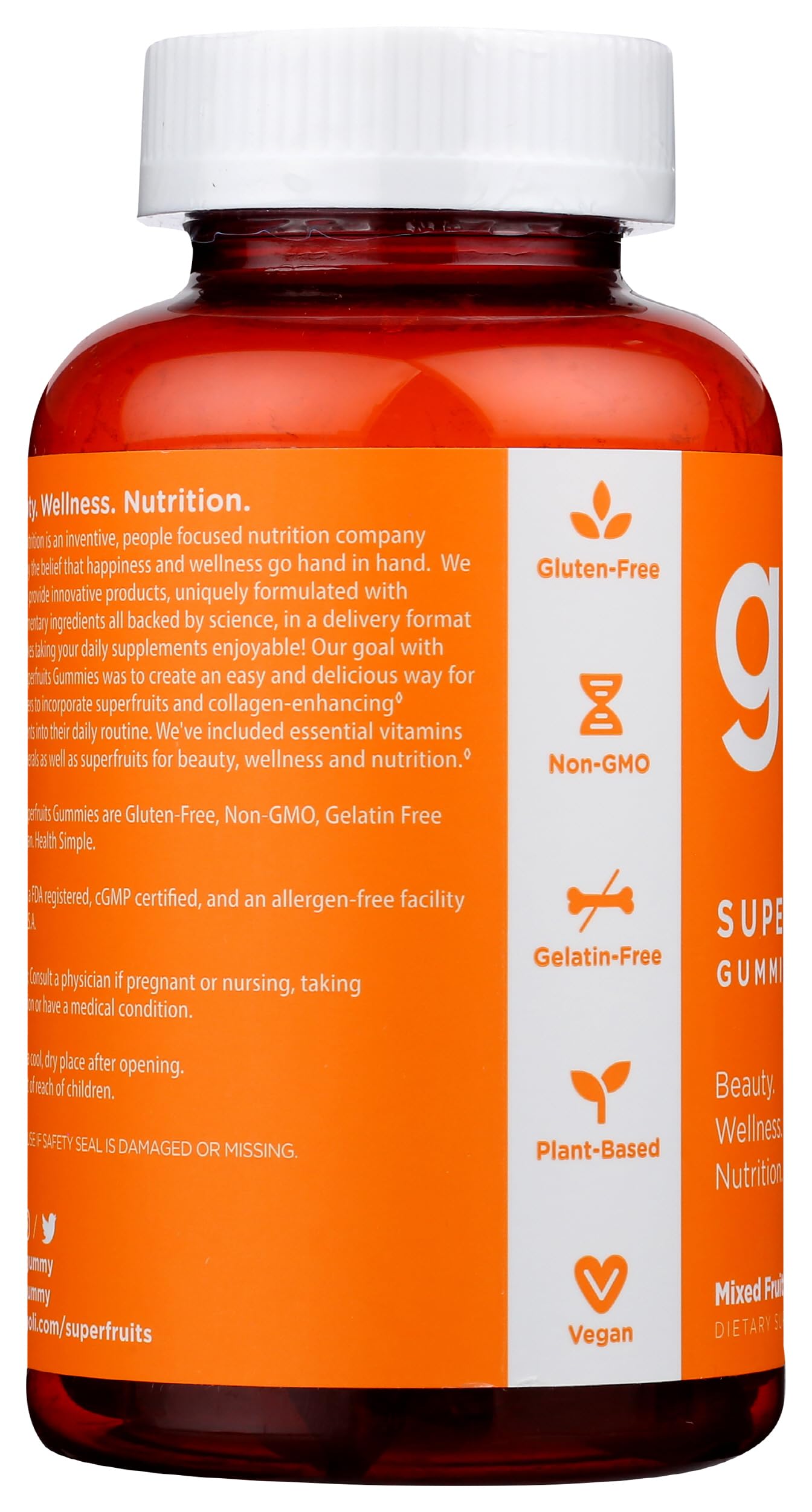Goli Nutrition, Gummies Superfruits Mixed Fruit, 60 Count GoliAu supplements