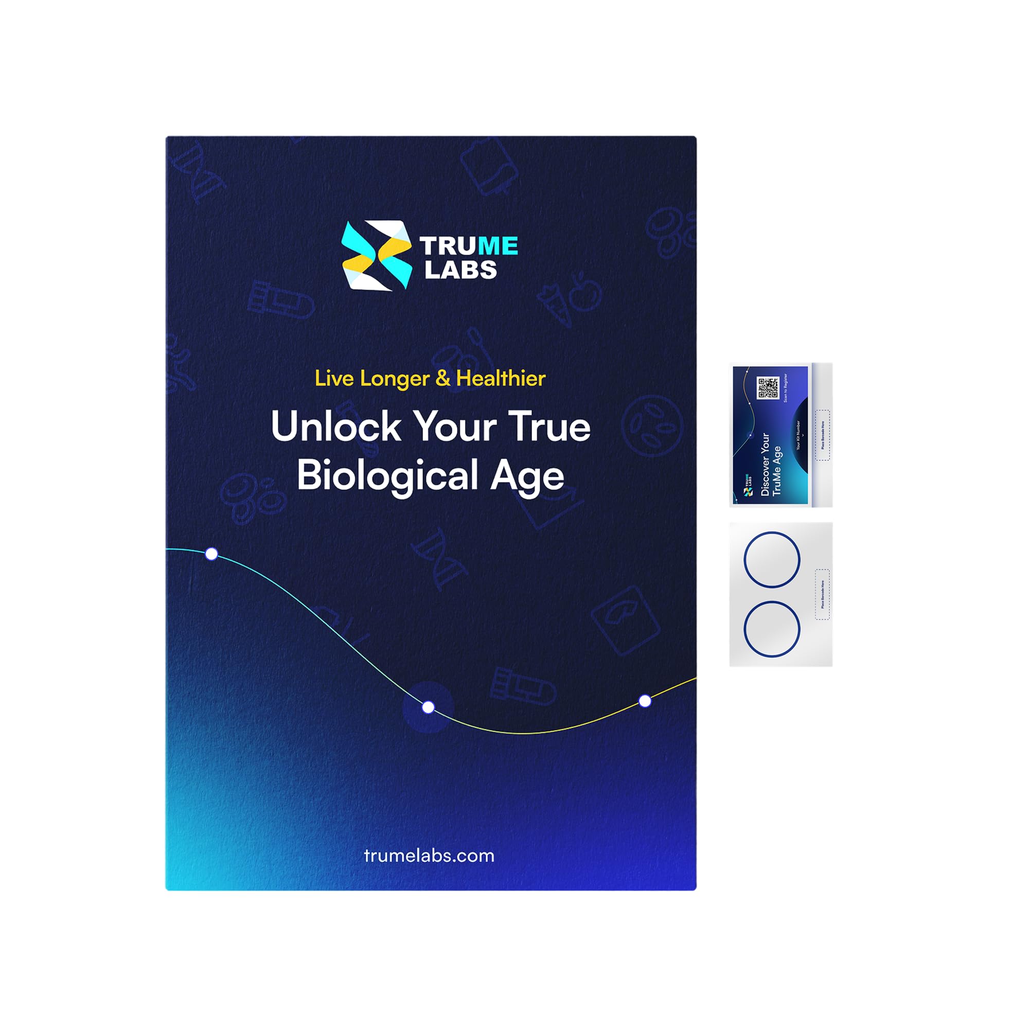 TruMe Labs Biological Age at-Home Test Kit (Saliva) – Biological Age Estimate + Peer Percentile Comparison, 10-Page Action Plan, Results in 1–2 Weeks. TruMe LabsAu supplements