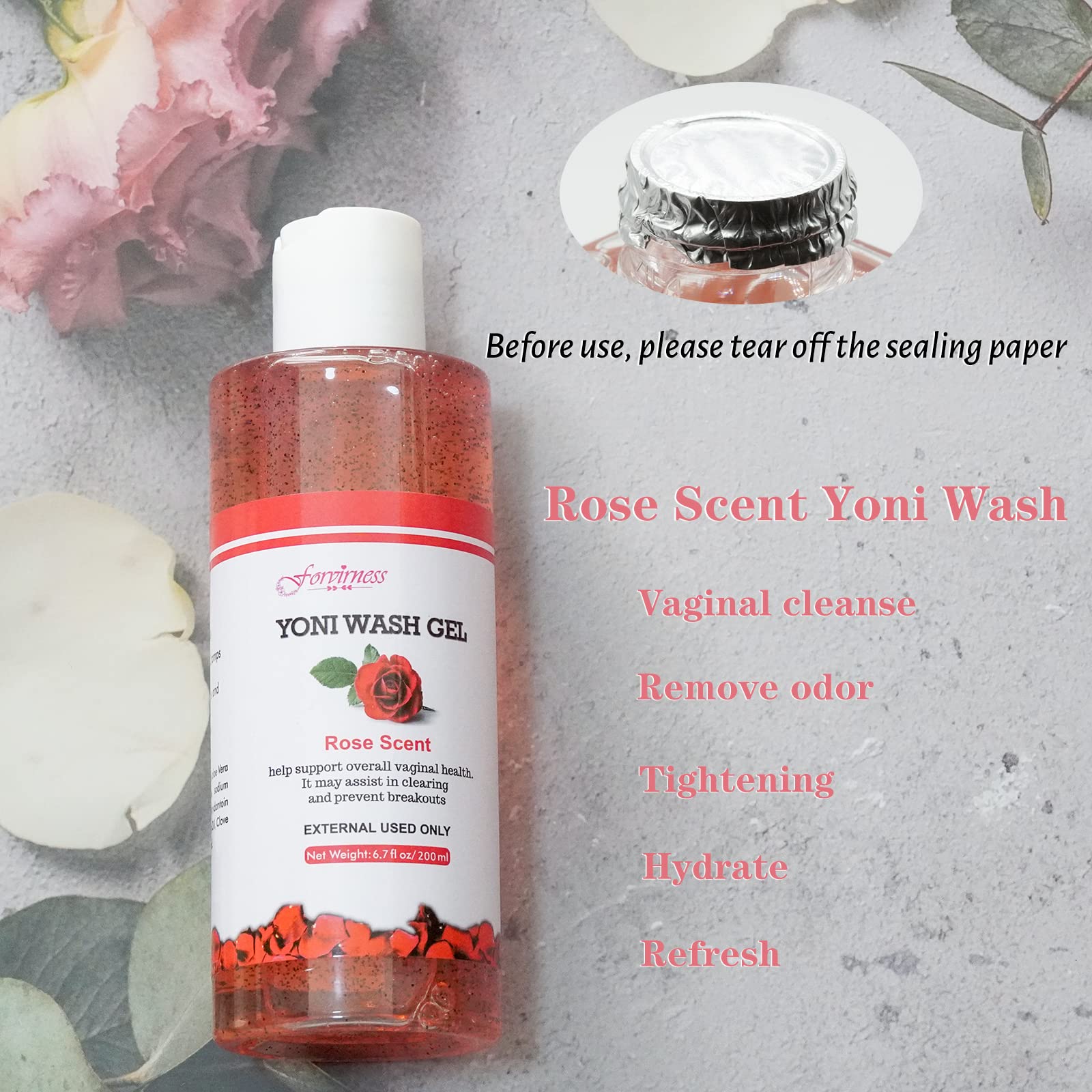 forvirness Feminine Wash & Natural Yoni Oil Set, Vaginal Wash with Cleaning Factor - Remove Odor forvirnessAu supplements