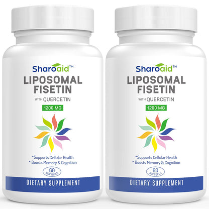 Sharoaid Liposomal Fisetin with Quercetin Supplements 1200 mg per Serving SharoaidUS supplements