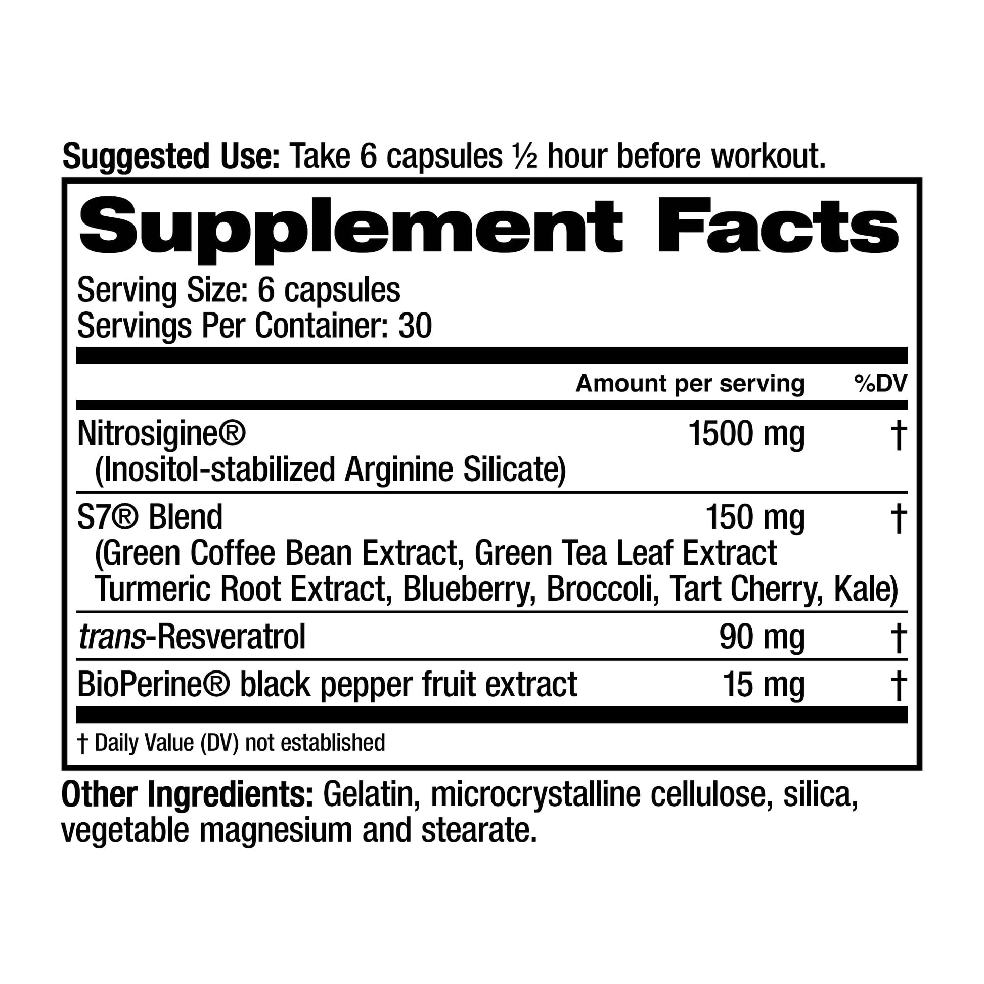 Juvenon BloodFlow-7 XXXL Nitric Oxide Supplements for Men & Women - More Powerful, Longer Lasting Natural Nitric Oxide Booster with Nitrosigine® + S7® - Blood Flow & Circulation Support (1-Pack) JuvenonAu supplements