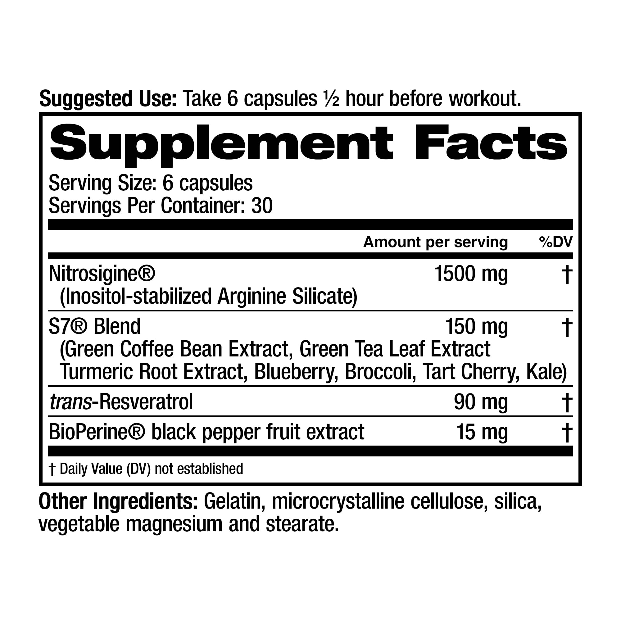 Juvenon BloodFlow-7 XXXL Nitric Oxide Supplements for Men & Women - More Powerful, Longer Lasting Natural Nitric Oxide Booster with Nitrosigine® + S7® - Blood Flow & Circulation Support (1-Pack) JuvenonAu supplements