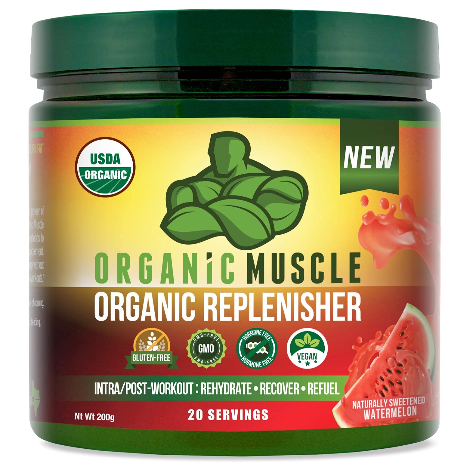 Organic Muscle Bundle - Pre-Workout Powder for Energy (Passionfruit Guava) + Replenisher Organic MuscleAu supplements
