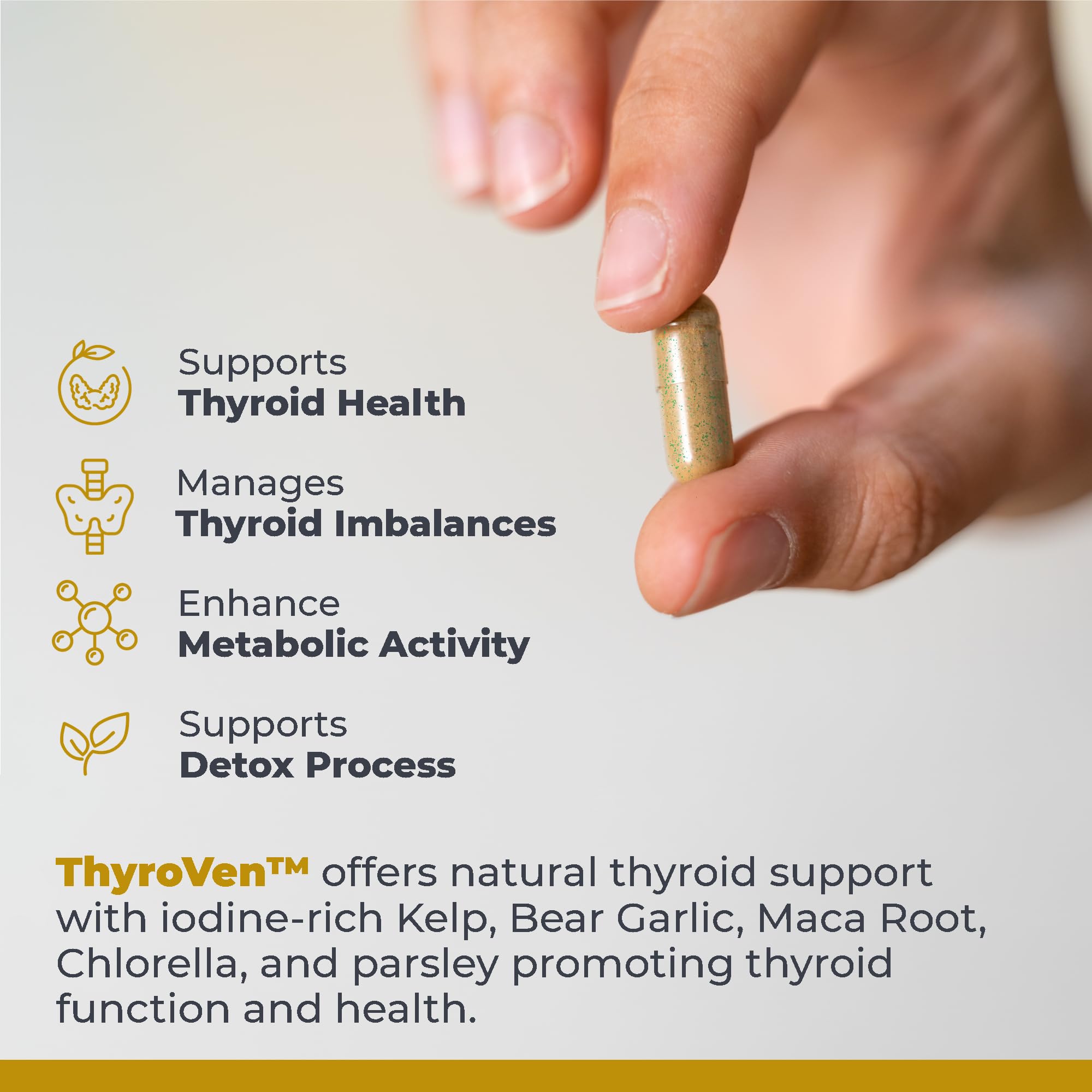 Premier Research Labs ThyroVen - Thyroid Support for Women, Thyroid Support for Men, Thyroid Supplement, Thyroid Support Complex with Naturally-Sourced Iodine - 60 Capsules Premier Research LabsAu supplements