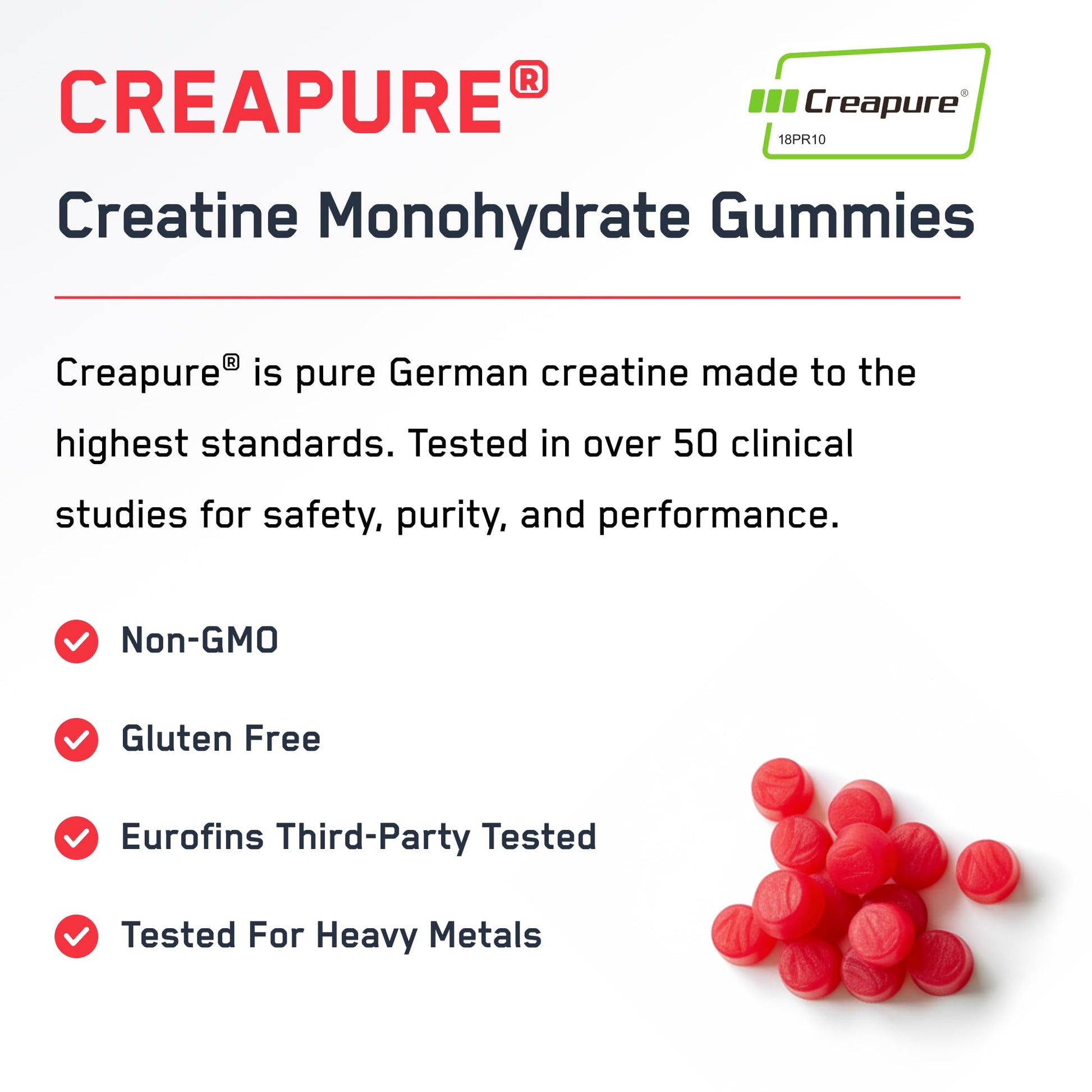 SteelFit Creapure Creatine Monohydrate Gummies for Men & Women, Juicy Watermelon - Gym Workout Nutritional Supplements for Muscle Gain, Brain Health & Strength Building Dietary Supplement, 120 Gummies SteelFitAu supplements