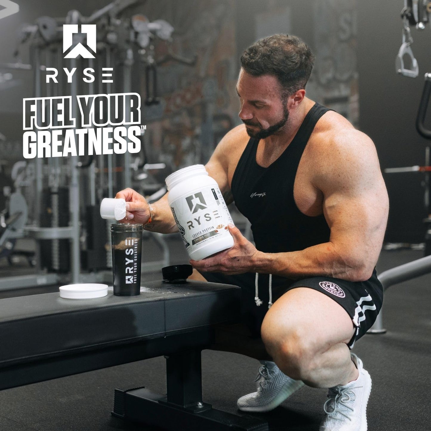 RYSE Up Supplements Loaded Protein Powder | 25g Whey Protein Isolate & Concentrate RYSE Up SupplementsUS supplements