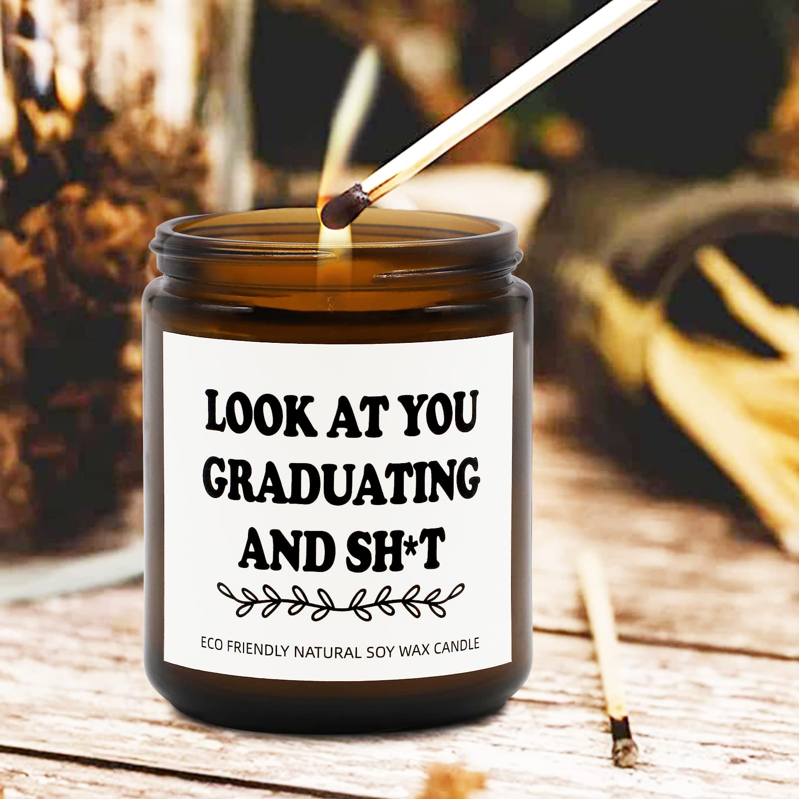 Joyseller Funny Graduation Gift for Her/Him, Look at You Graduation Candles for Party Decorations JoysellerAu supplements